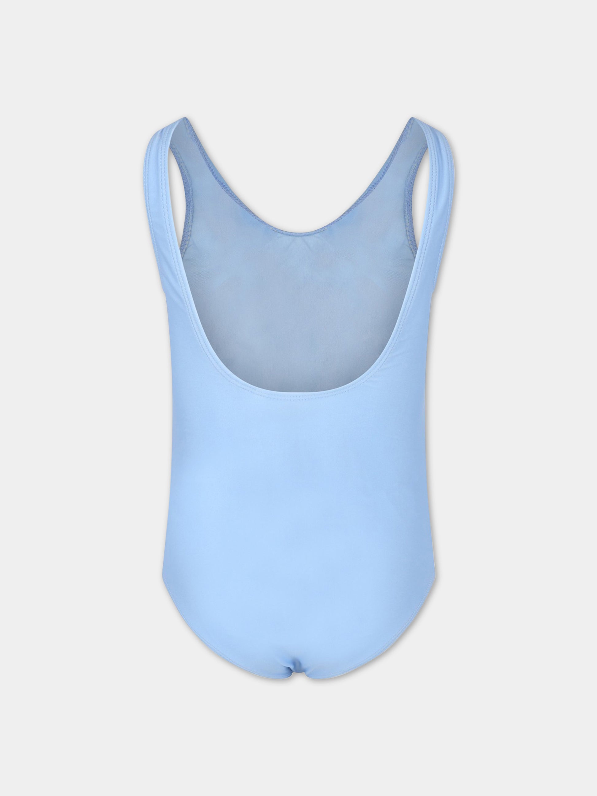 Costume celeste da bagno per bambina con smile,Molo,8S23P510 7878