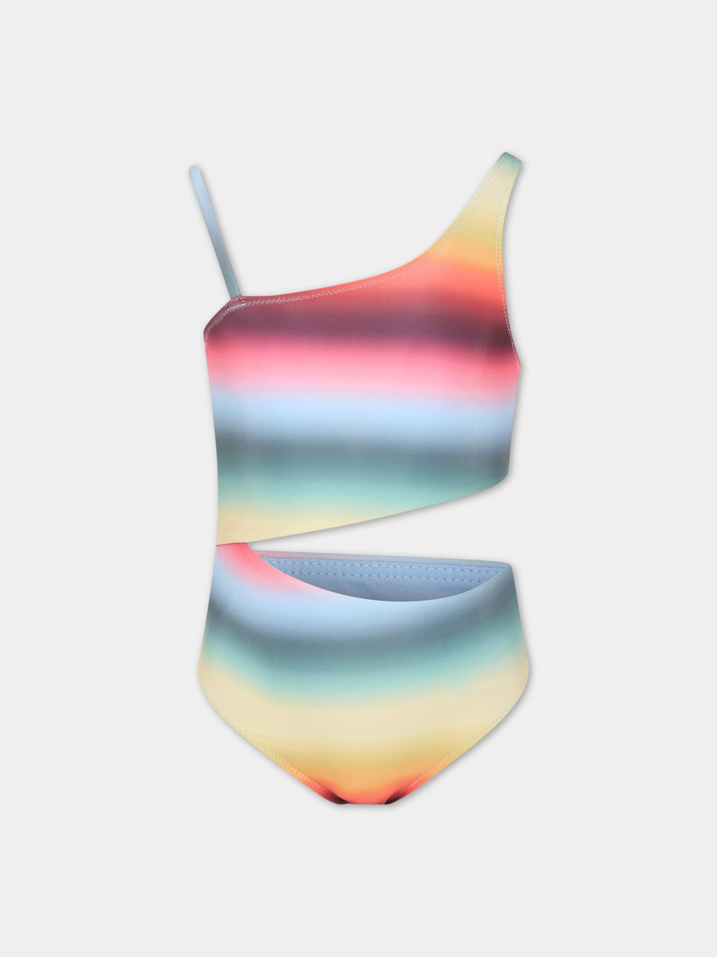 Costume multicolor per bambina con patch logato,Molo,8S23P515 6703