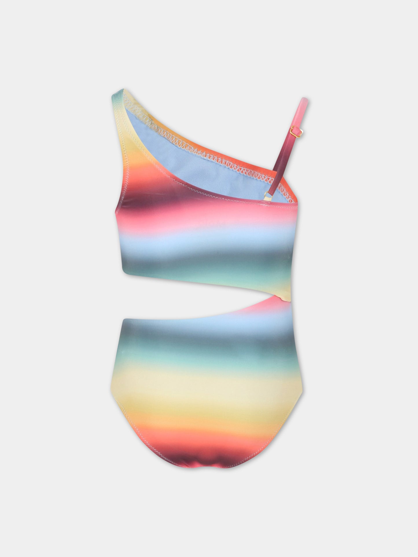 Costume multicolor per bambina con patch logato,Molo,8S23P515 6703