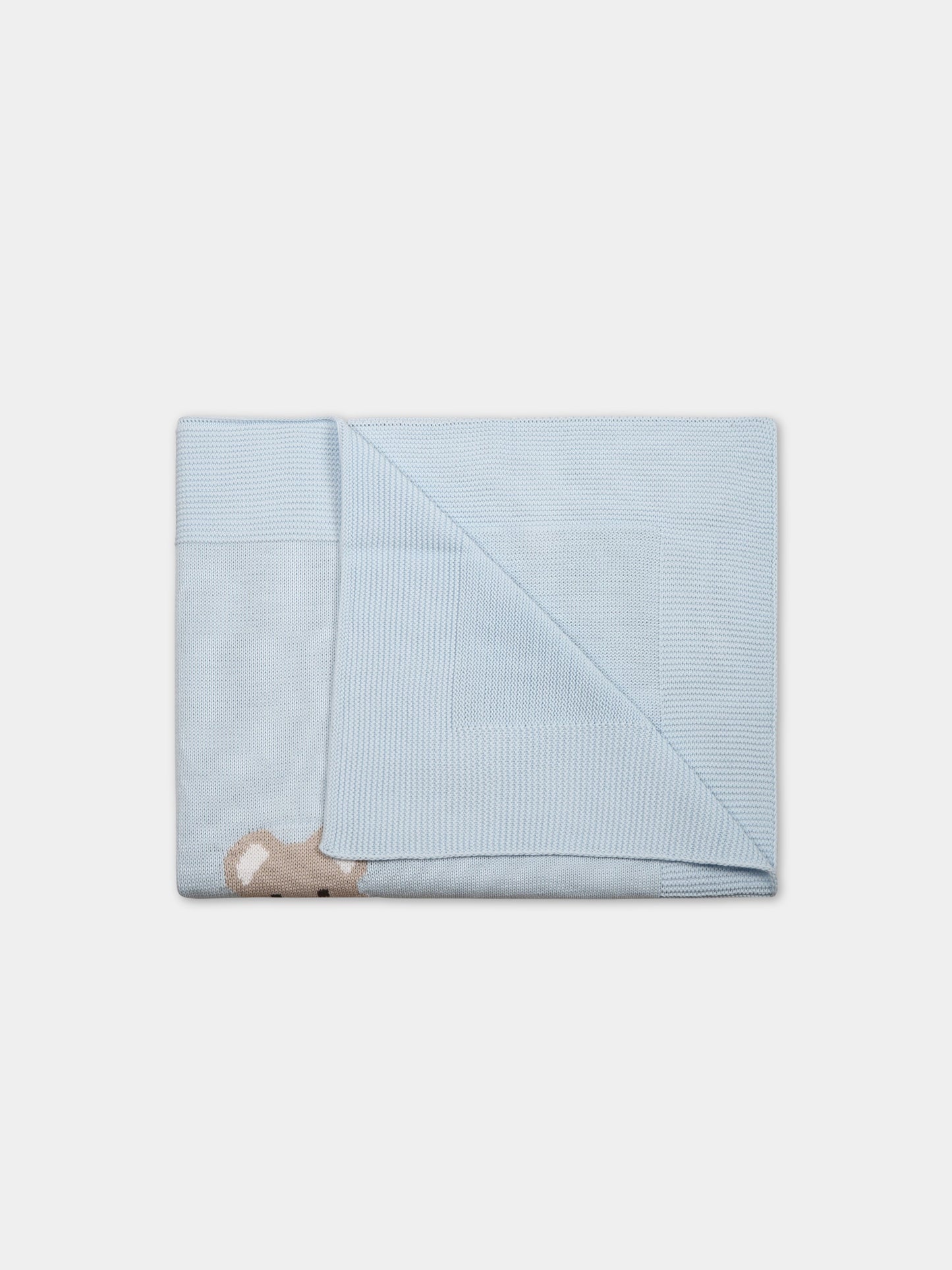 Coperta celeste per neonato,Little Bear,6124 CIELO