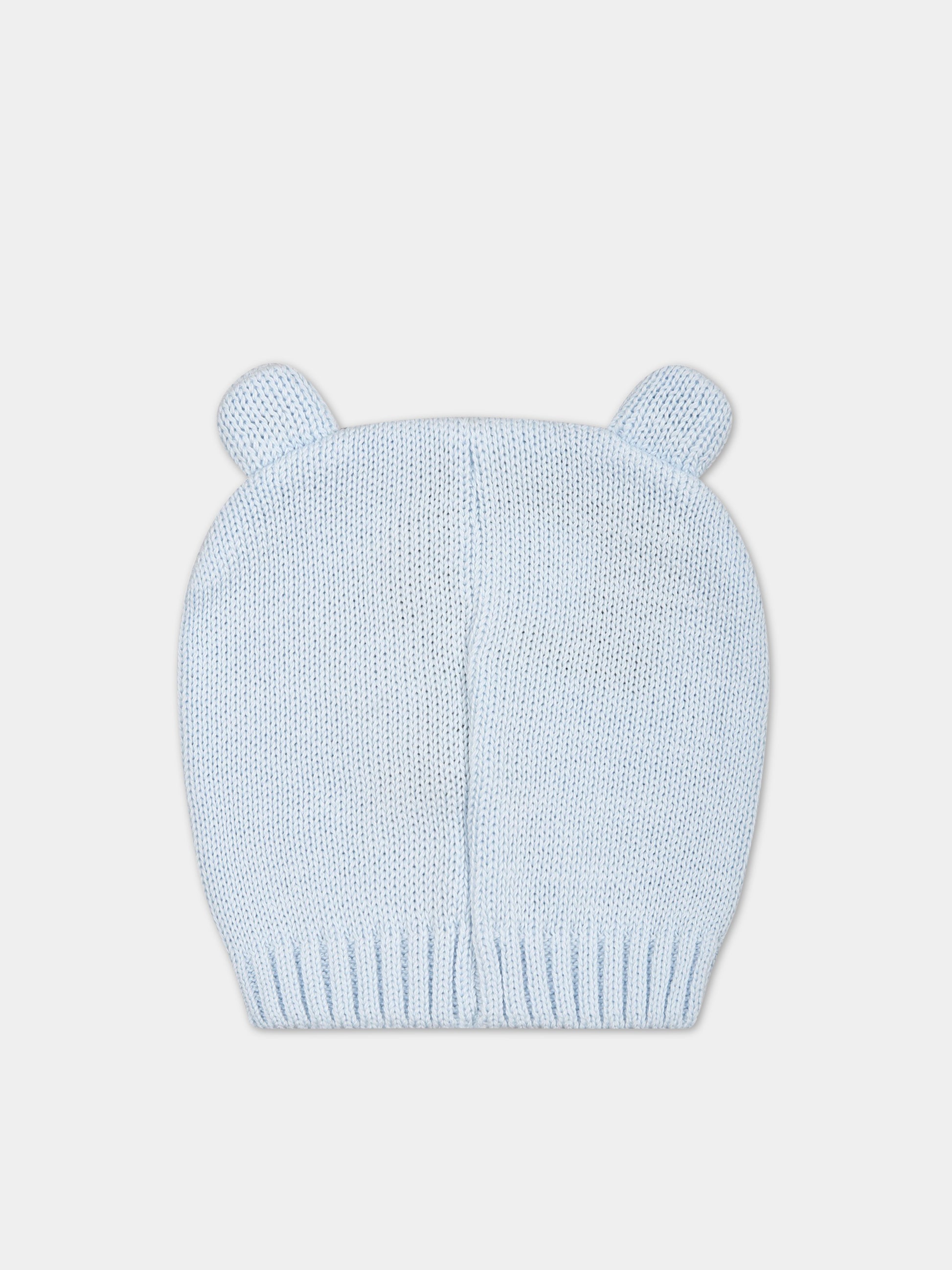 Cappello celeste per neonato,Little Bear,6128 CIELO