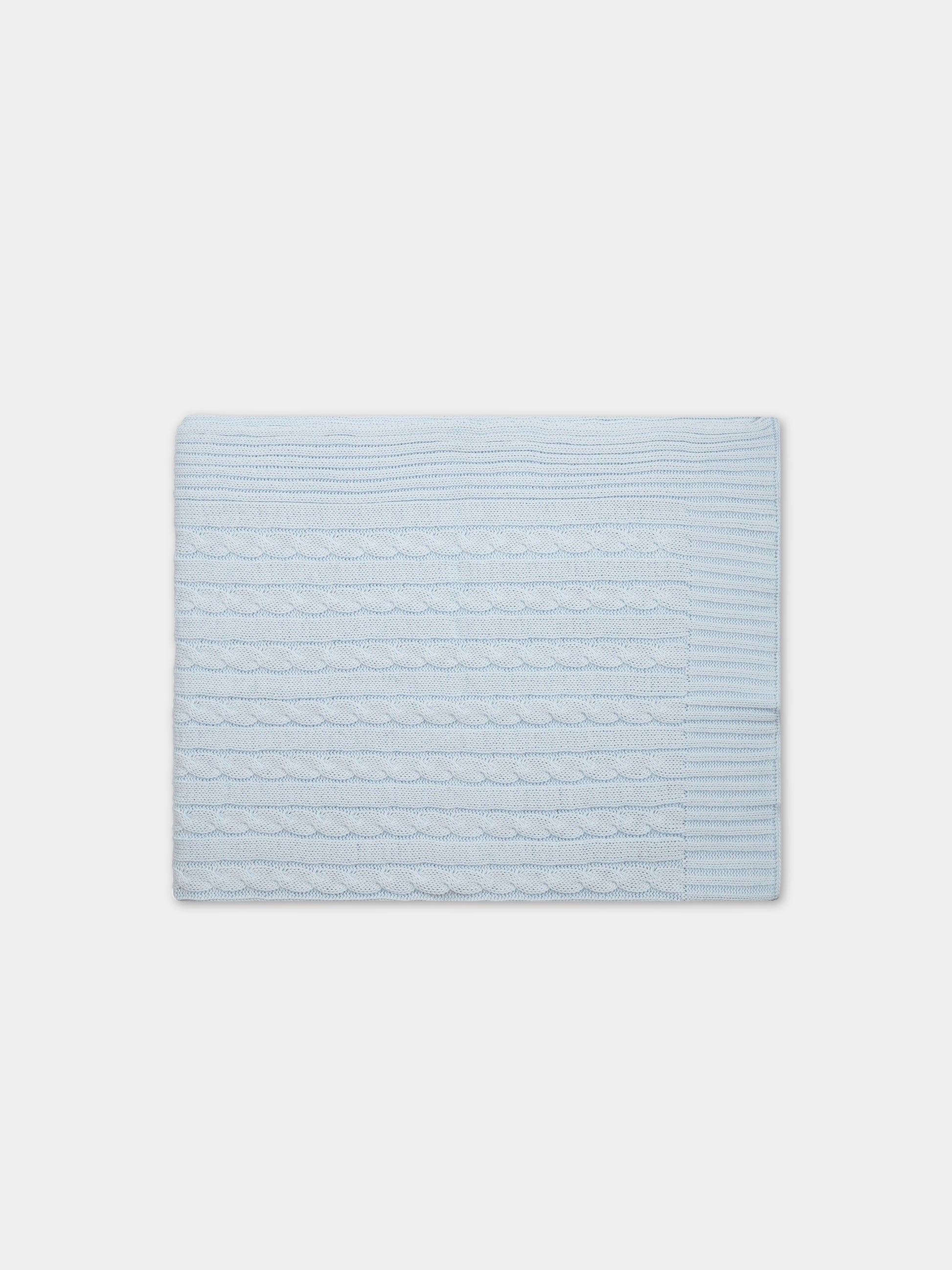 Coperta celeste per neonato,Little Bear,6114 CIELO