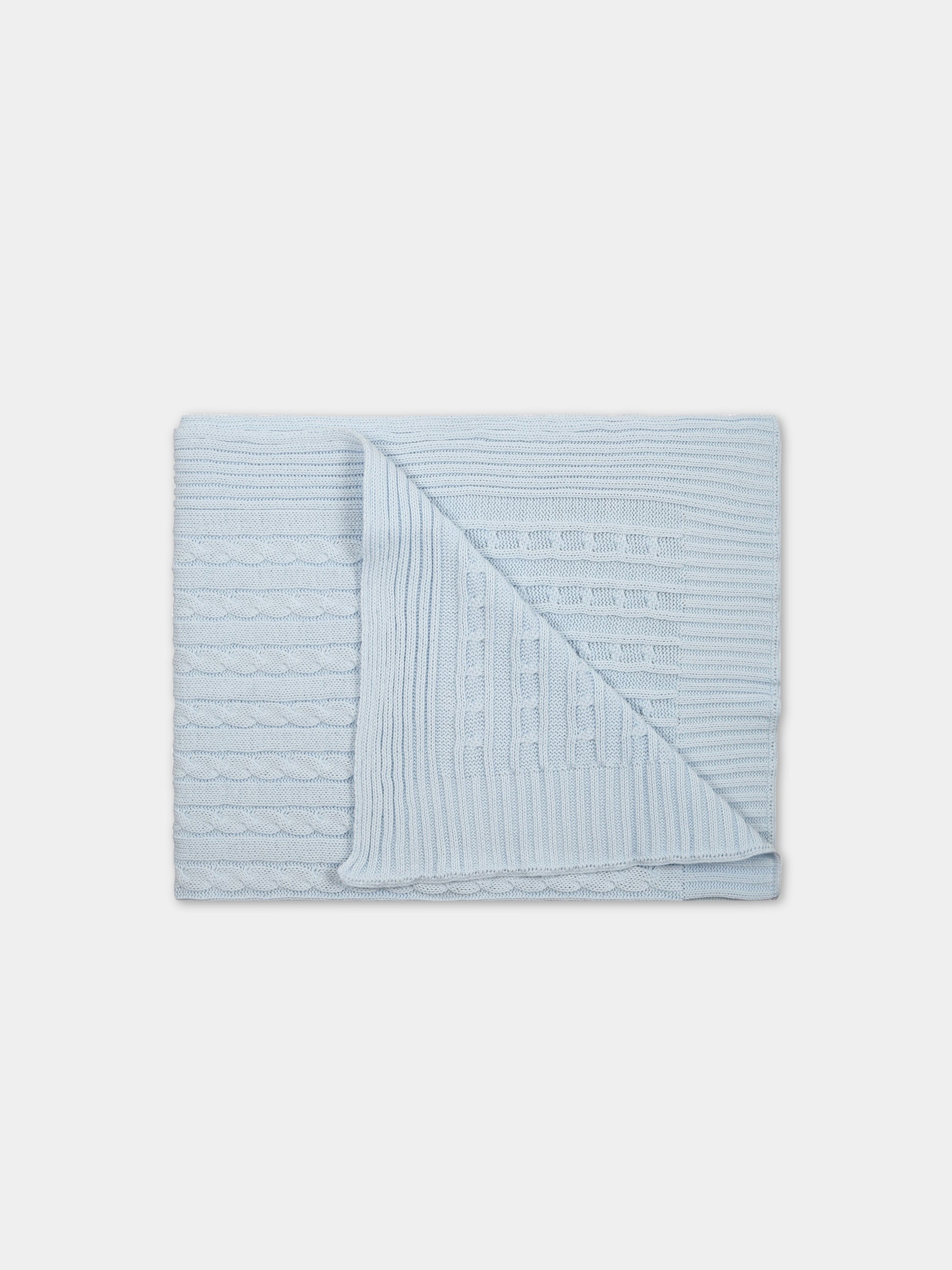 Coperta celeste per neonato,Little Bear,6114 CIELO
