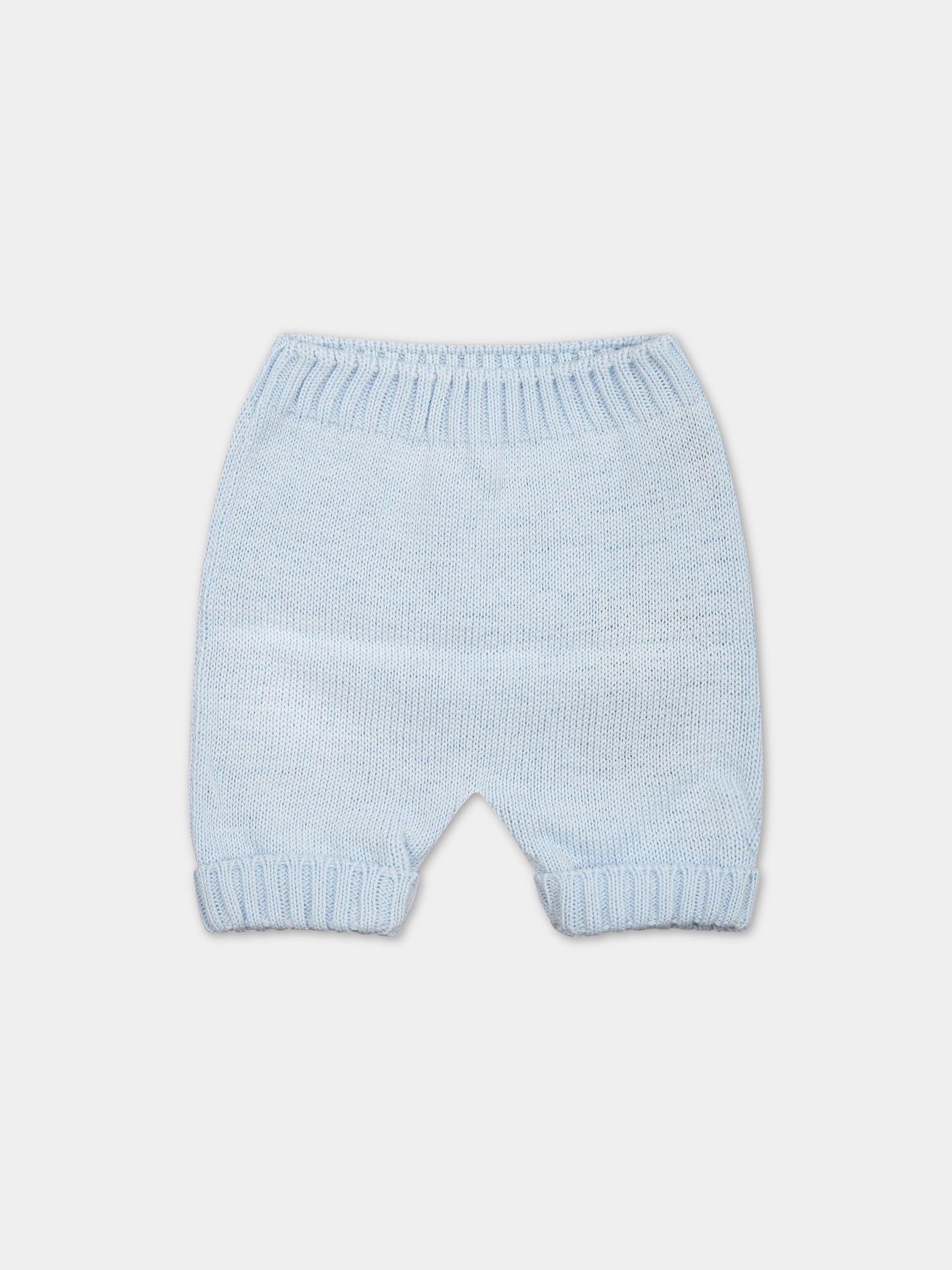 Pantaloni celesti per neonato,Little Bear,6005 CIELO