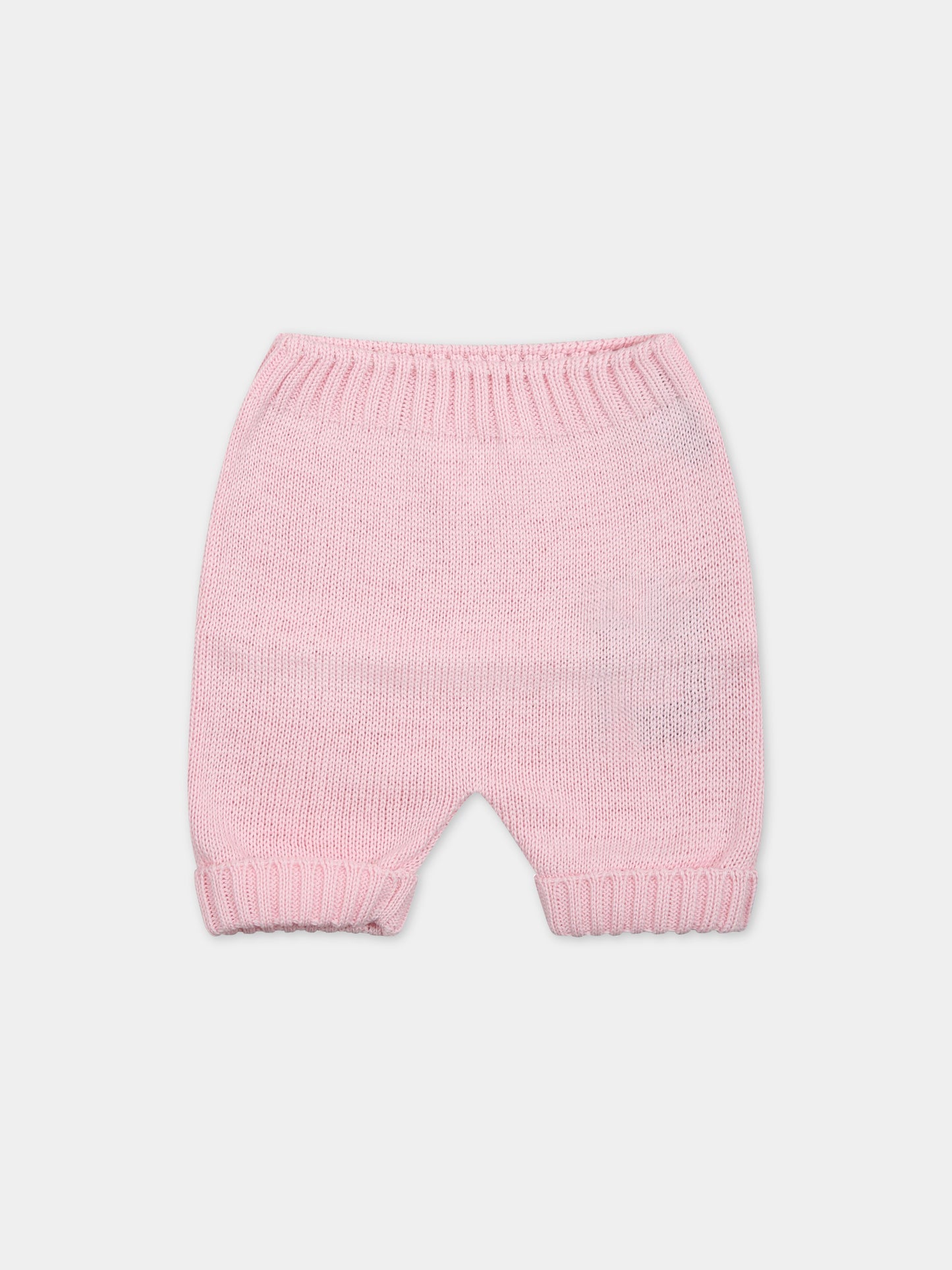 Pantaloni rosa per neonata,Little Bear,6005 ROSA