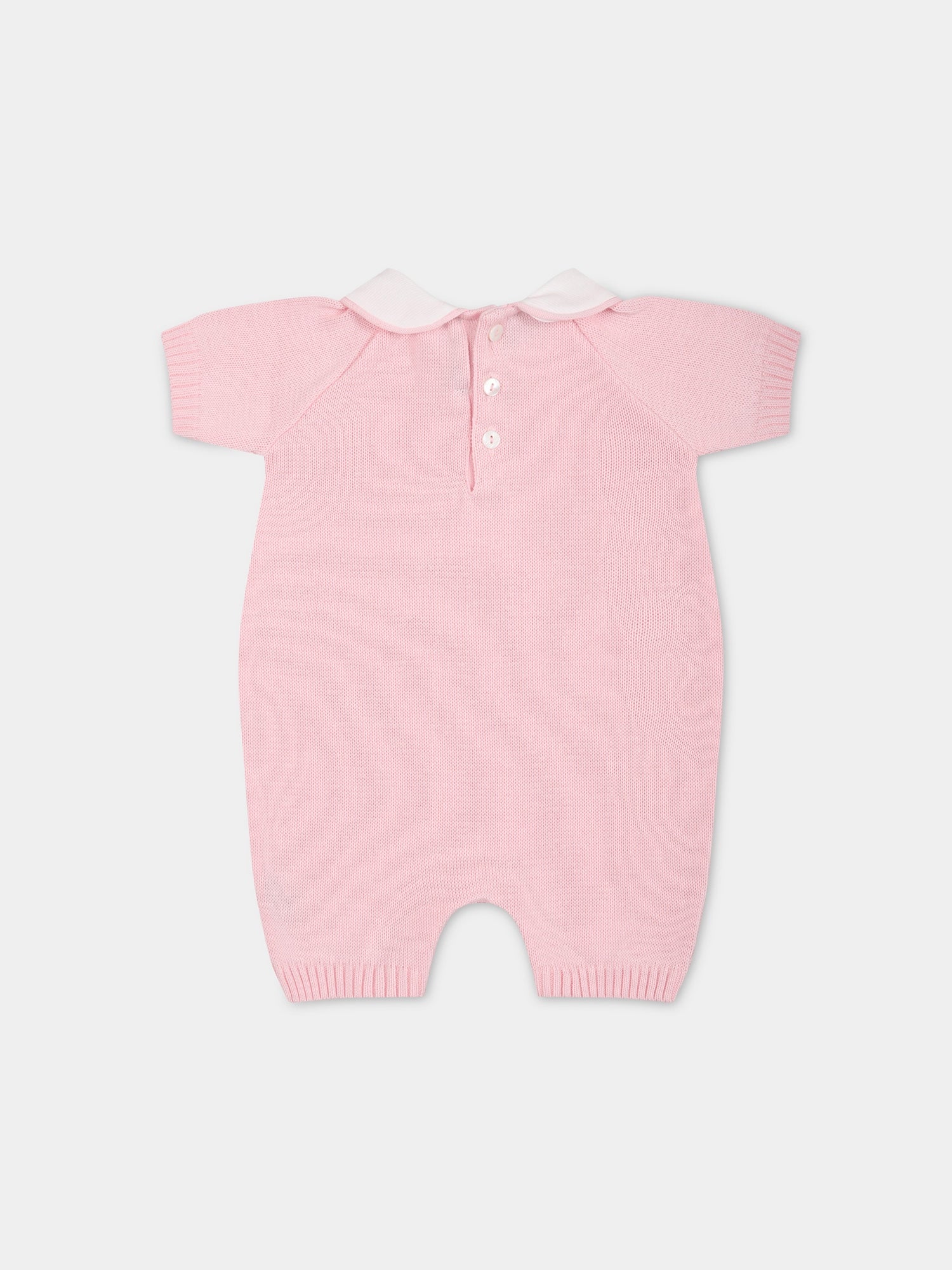 Pagliaccetto rosa per neonata,Little Bear,6111 ROSA