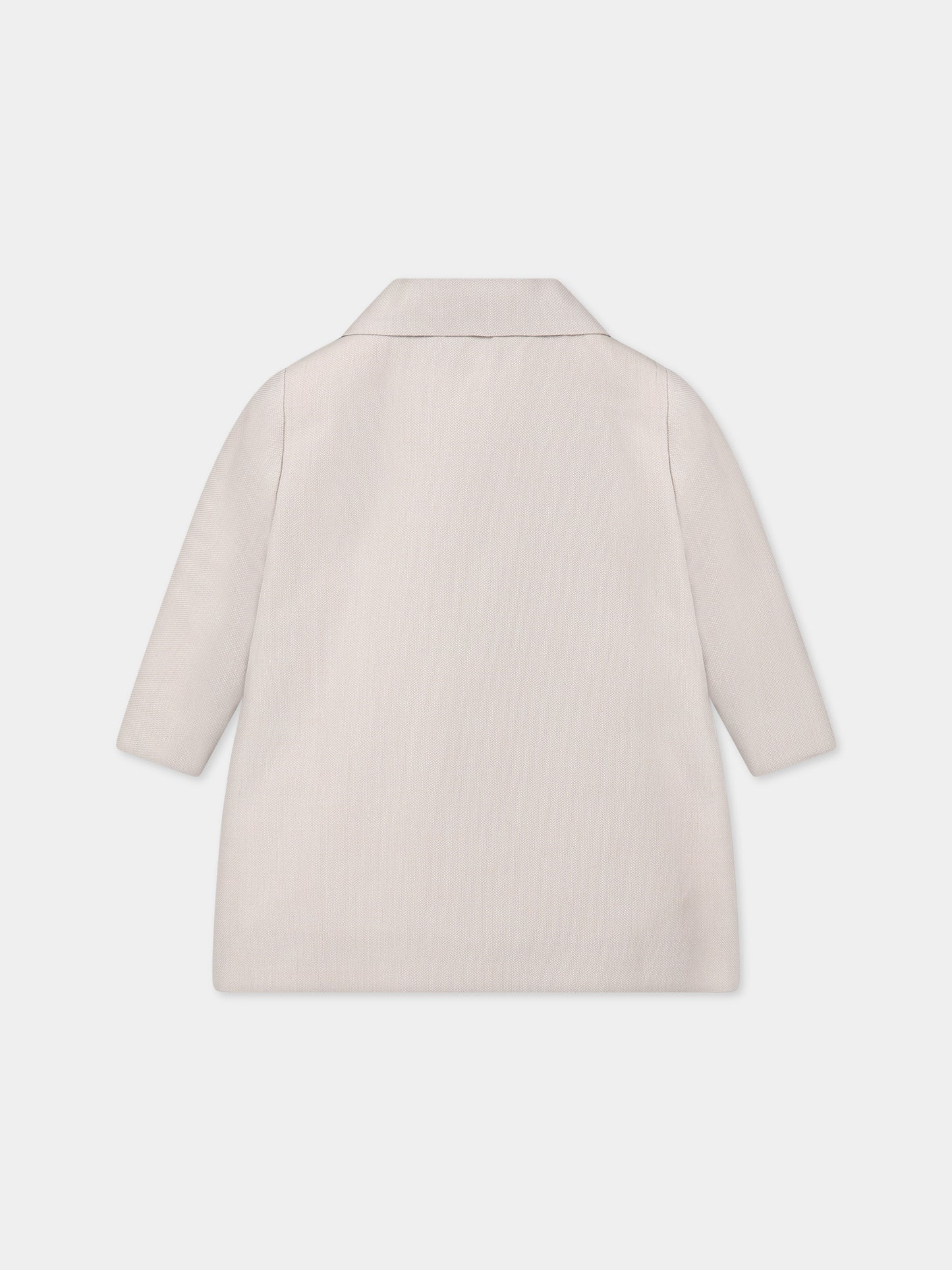 Cappotto beige per neonata,Little Bear,6246 CORDA