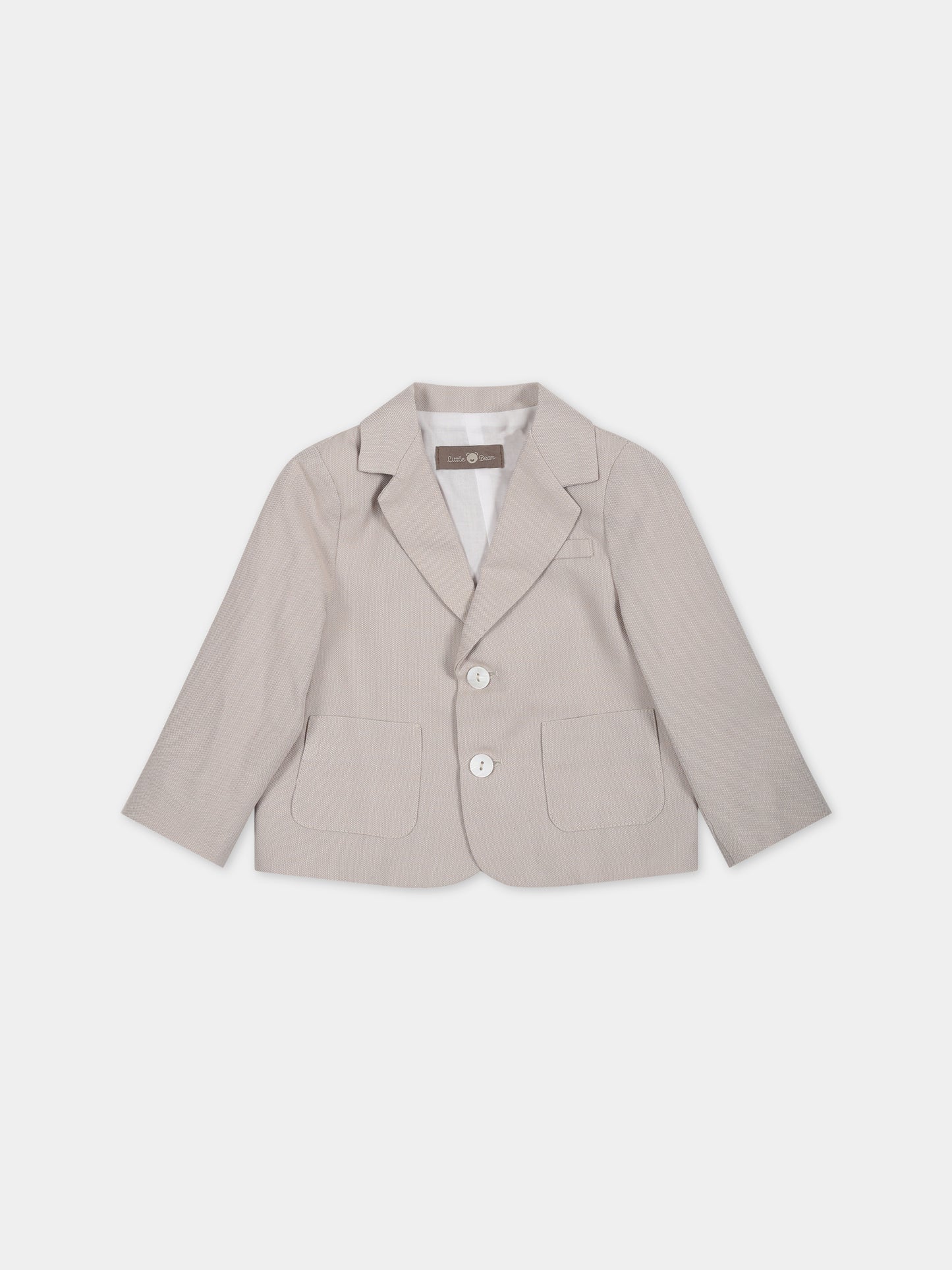 Giacca beige per neonato,Little Bear,6201 CORDA