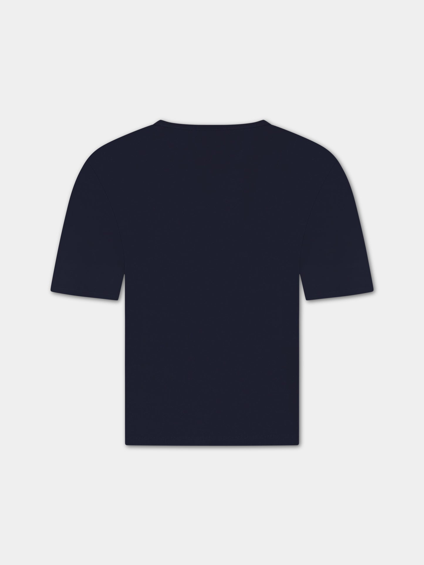 T-shirt blu per bambina con tigre e logo,Zadig & Voltaire Kids,X15386 83D
