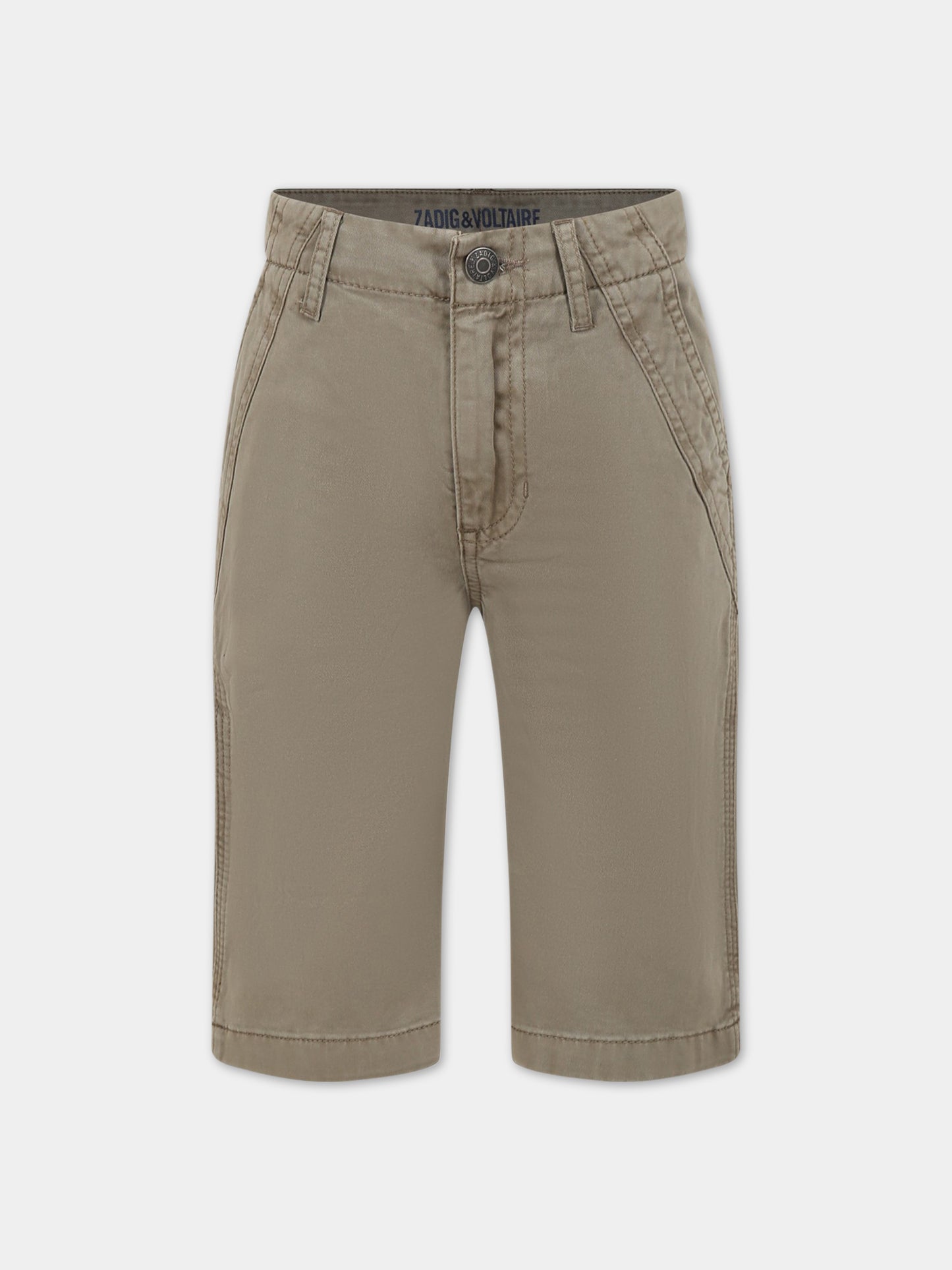 Short casual verde per bambino,Zadig & Voltaire Kids,X24128 65B