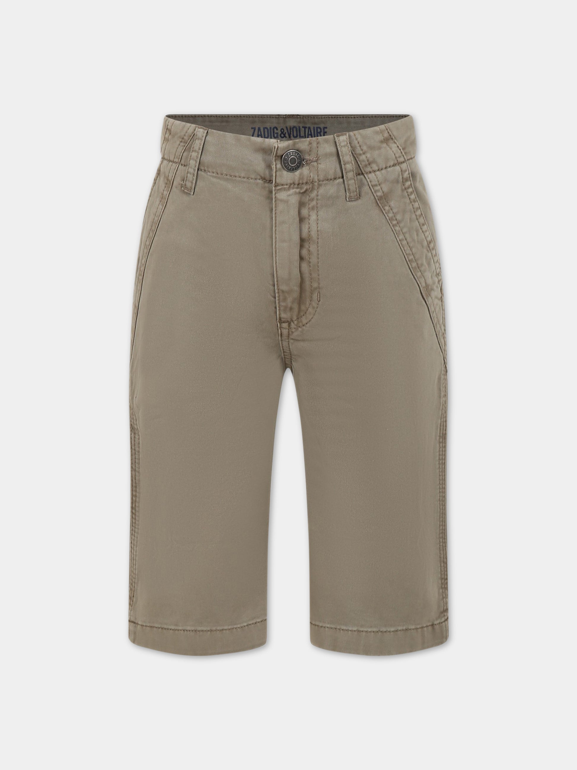 Short casual verde per bambino,Zadig & Voltaire Kids,X24128 65B