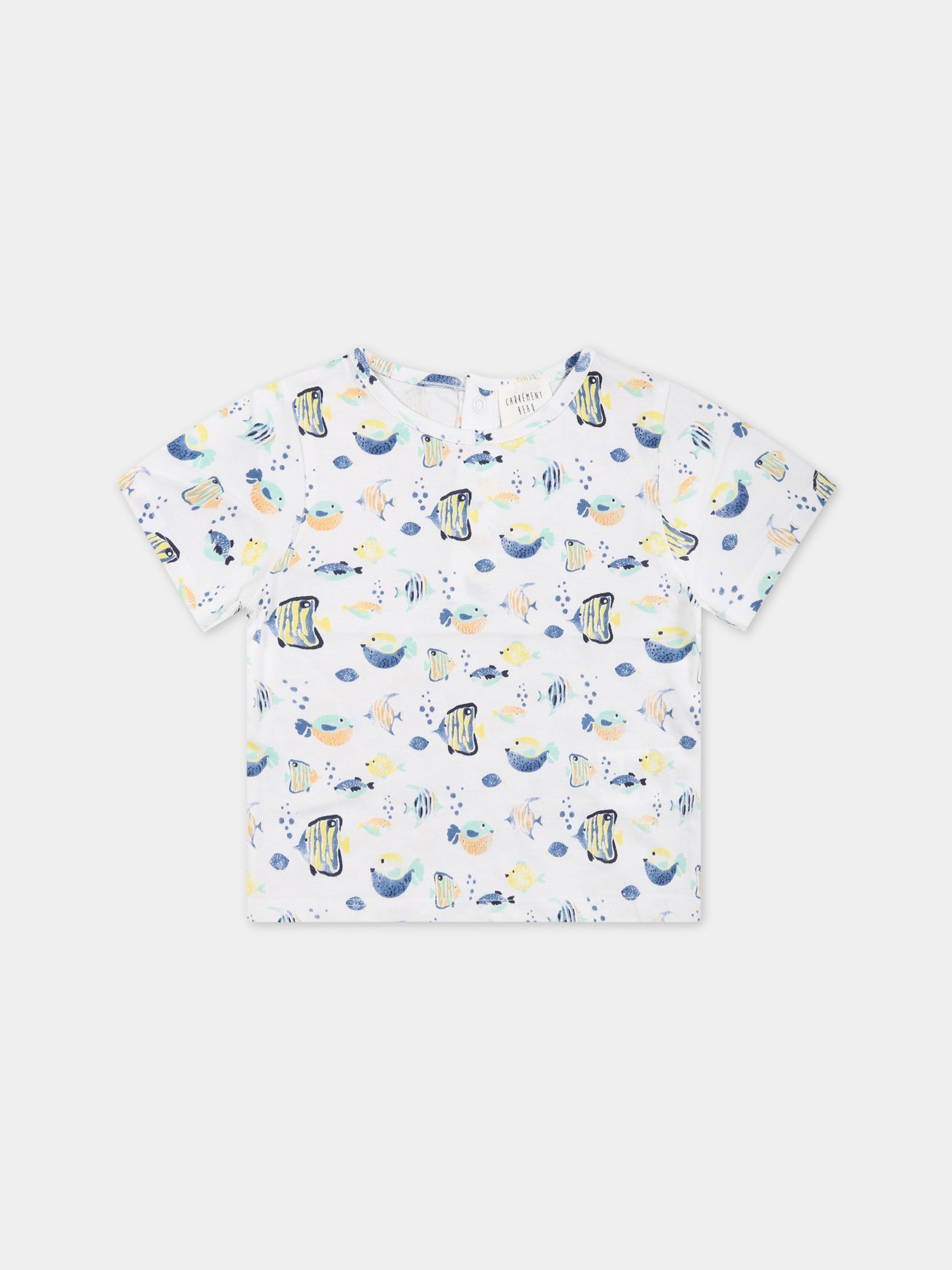 Completo multicolor per neonato con stampa e logo,Carrement Beau,Y08078 V45