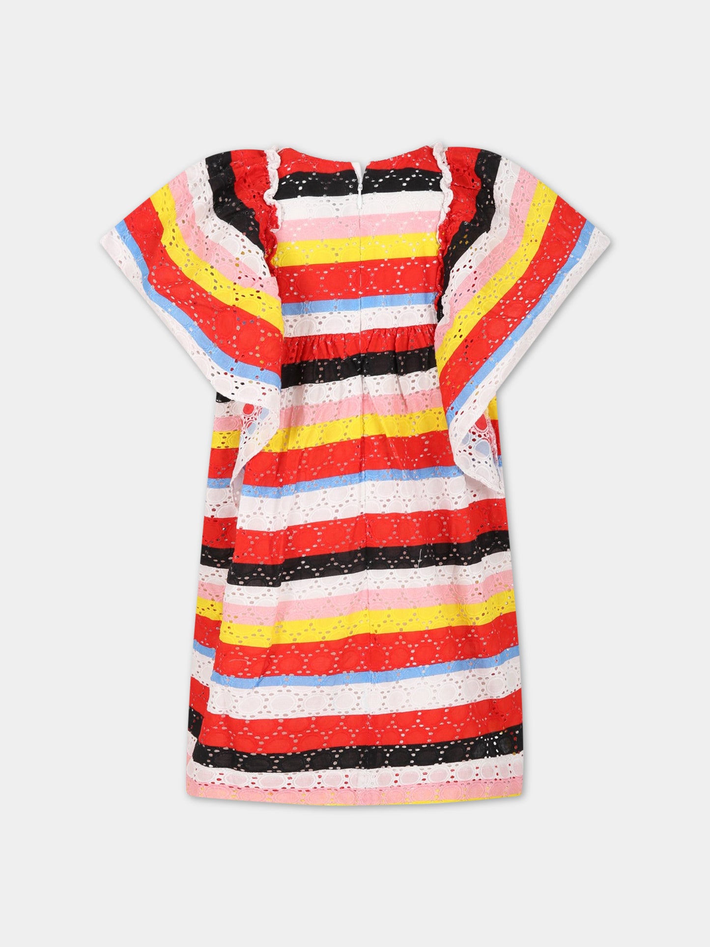 Vestito multicolor per bambina con logo,Sonia Rykiel Paris,A12000 Z41