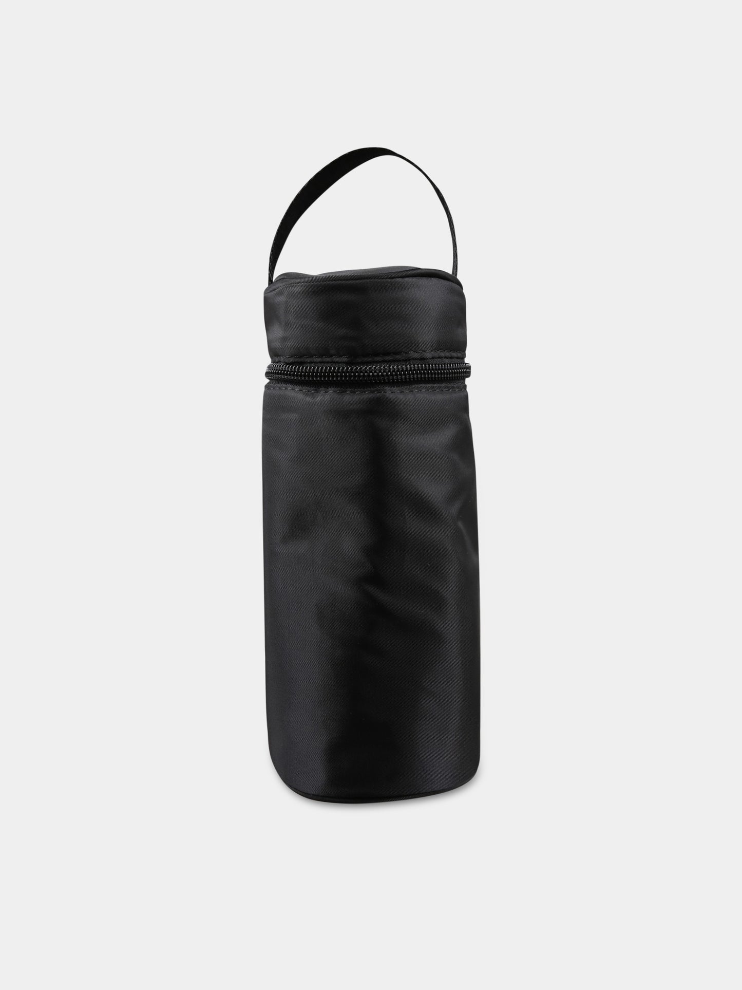 Borsa-mamma nera per neonata con Karl e Choupette,Karl Lagerfeld Kids,Z90045 09B