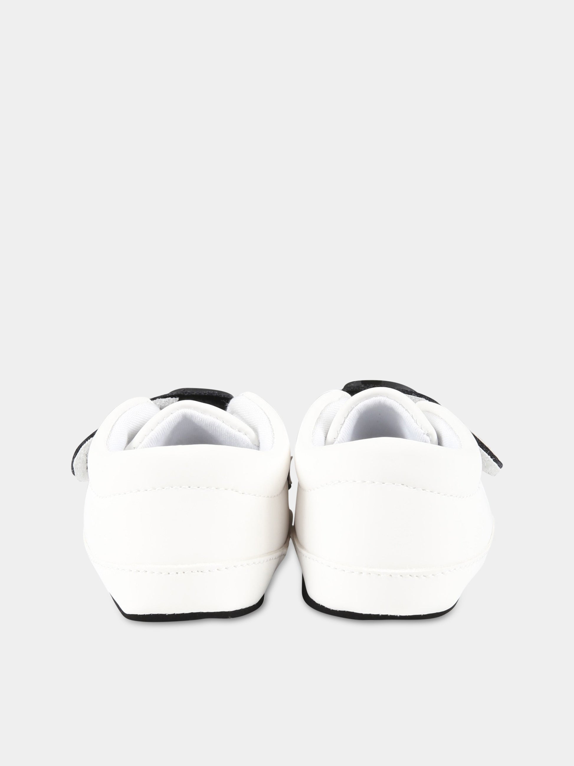Scarpe bianche per neonato con logo,Karl Lagerfeld Kids,Z99024 10B
