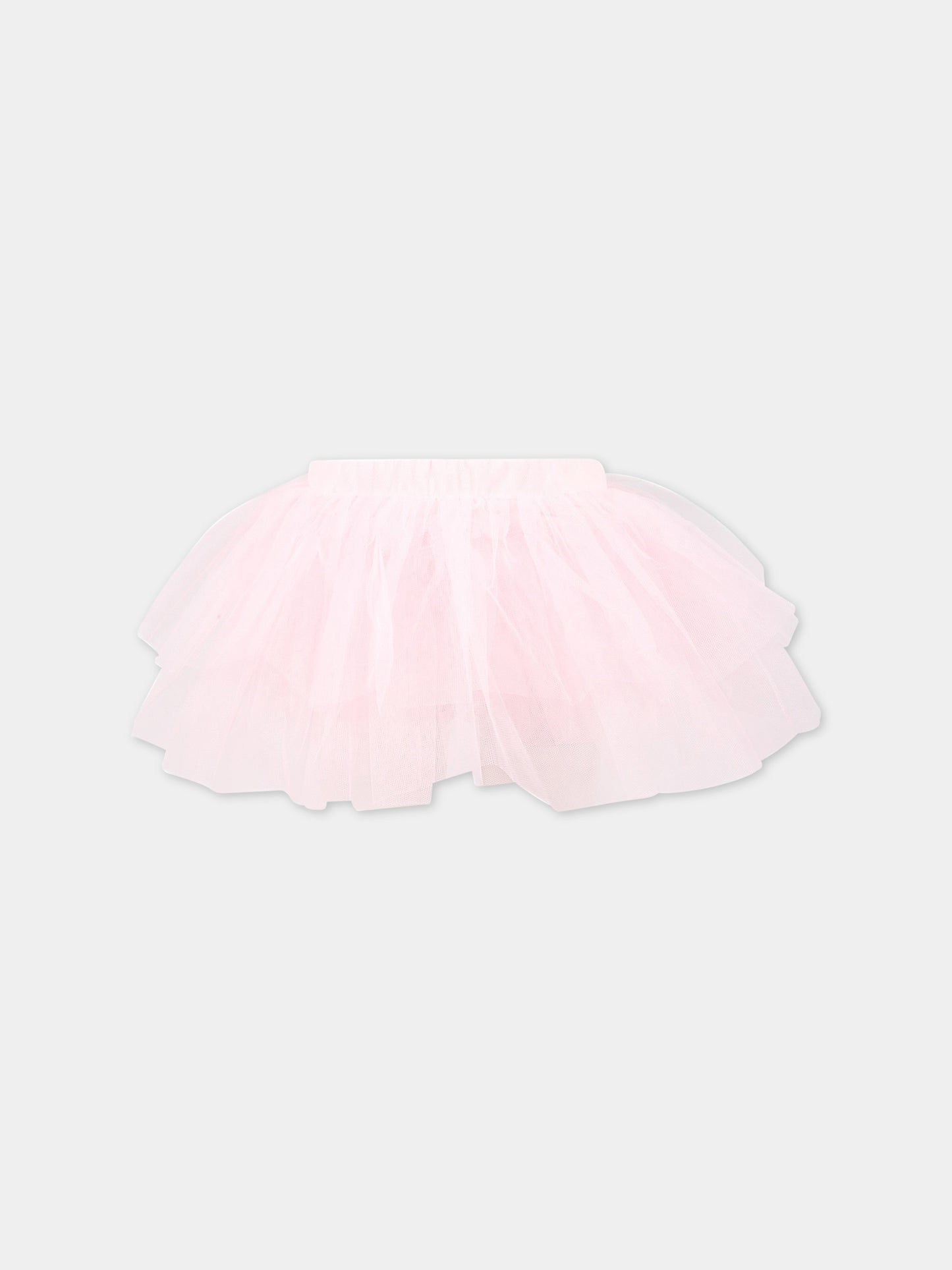 Gonna rosa per bambina con tulle,Philosophy,PJGO81 TU74 C012