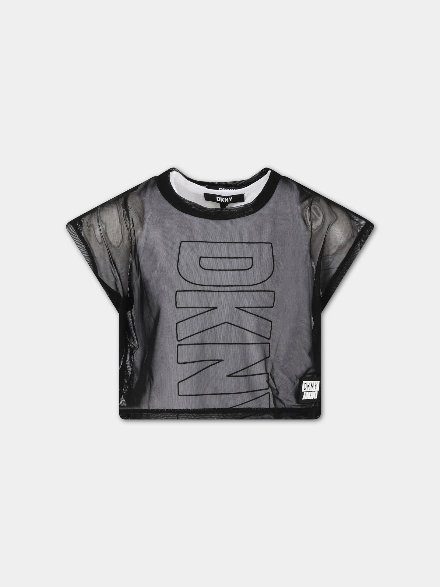 Completo multicolor per bambina con logo,Dkny,D35S83 09B