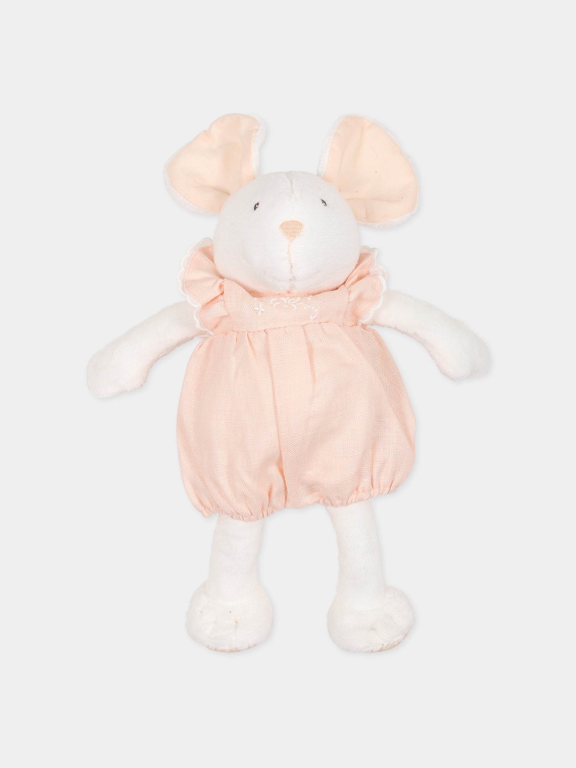 Peluche bianco per neonata con logo,Chloé Kids,C9K224 45K