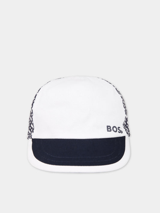Cappello multicolor per neonato con logo bianco,Boss,J91140 849
