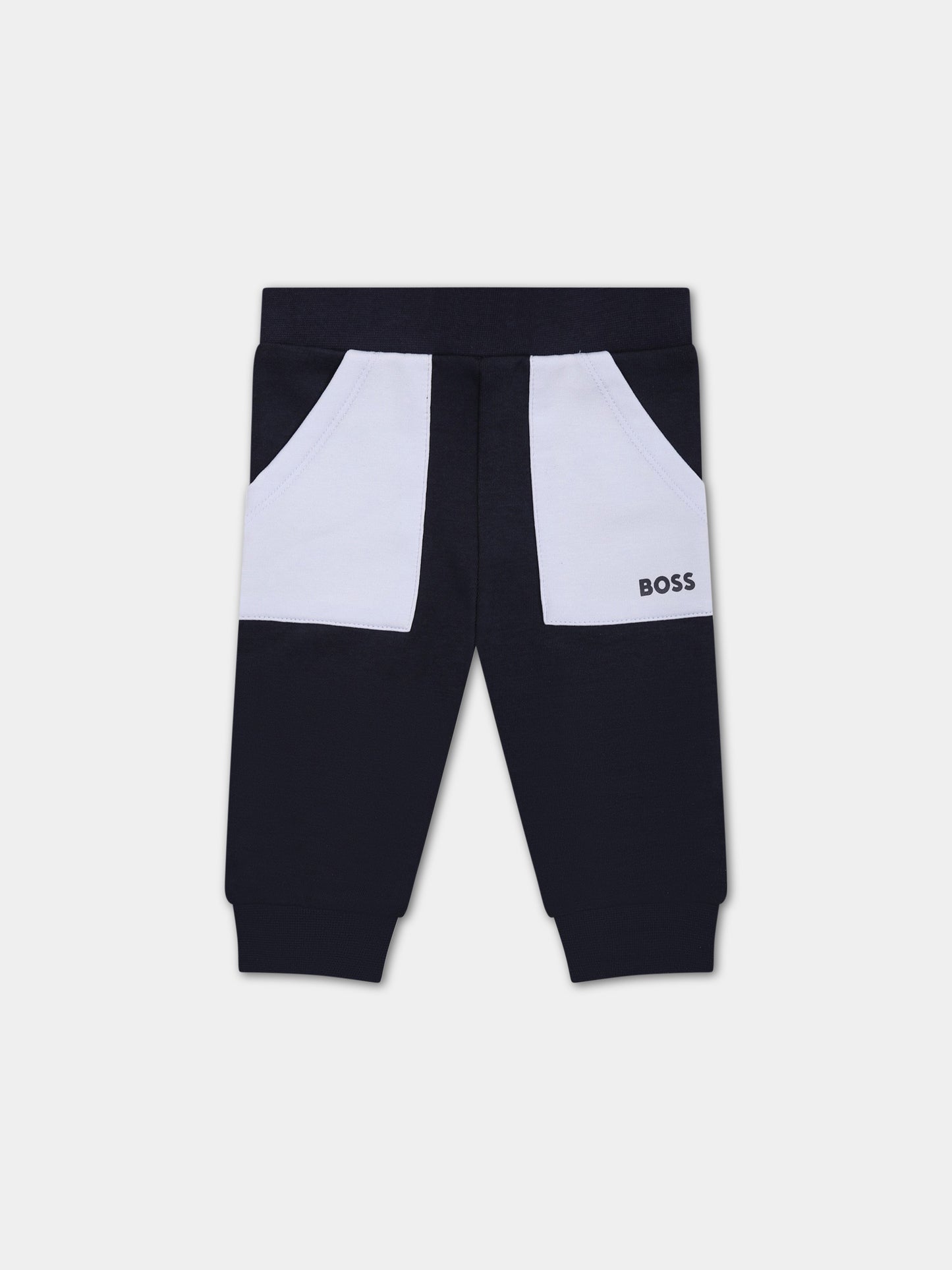 Completo multicolor per neonato con logo,Boss,J98413 849