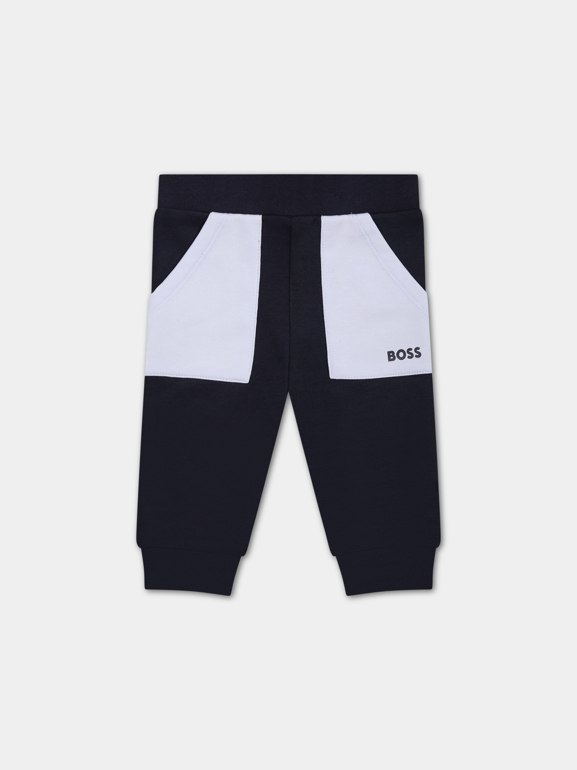 Completo multicolor per neonato con logo,Boss,J98413 849