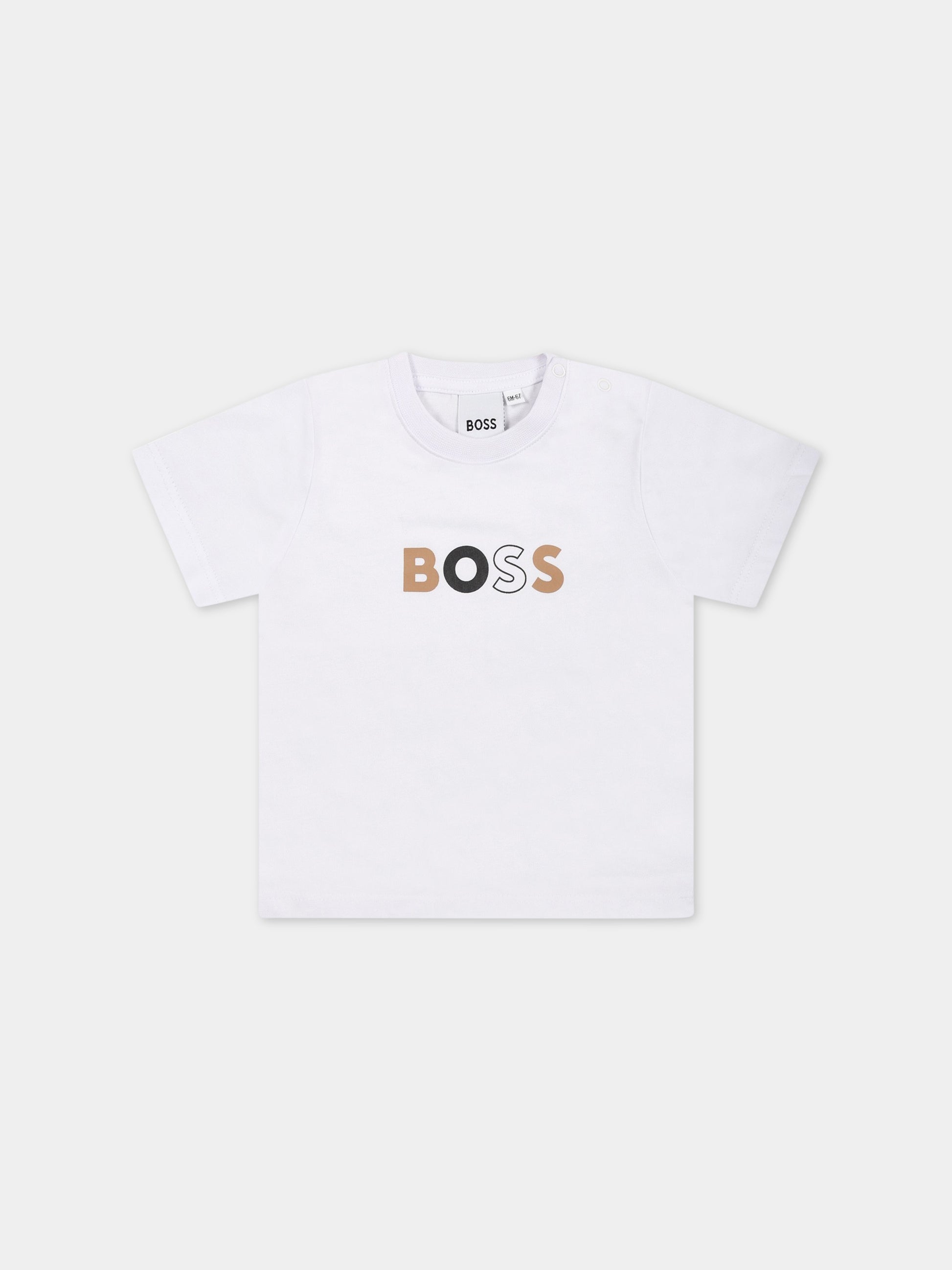 Completo multicolor per neonato con logo,Boss,J98410 269