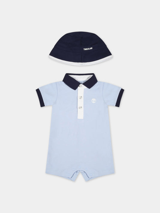 Set multicolor per neonato con logo bianco,Timberland,T98318 781