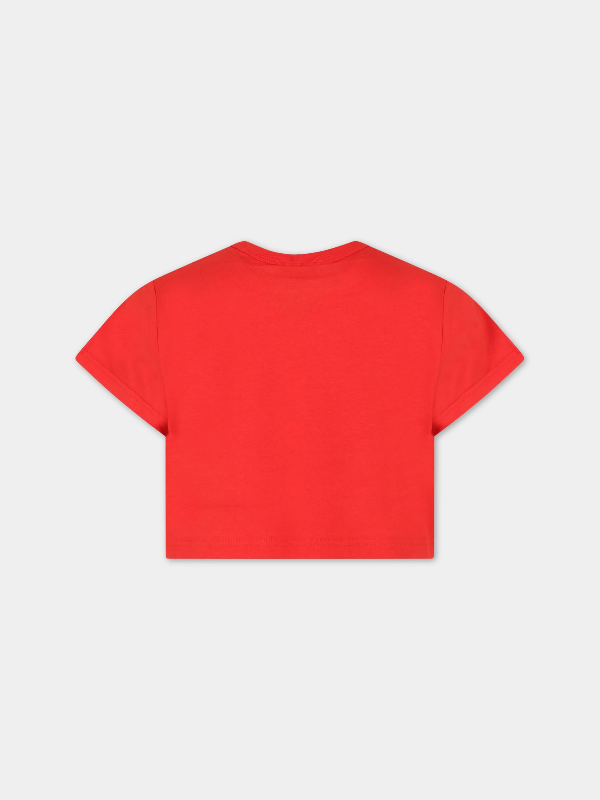 T-shirt rossa per bambina con borsa,Little Marc Jacobs,W15655 97E