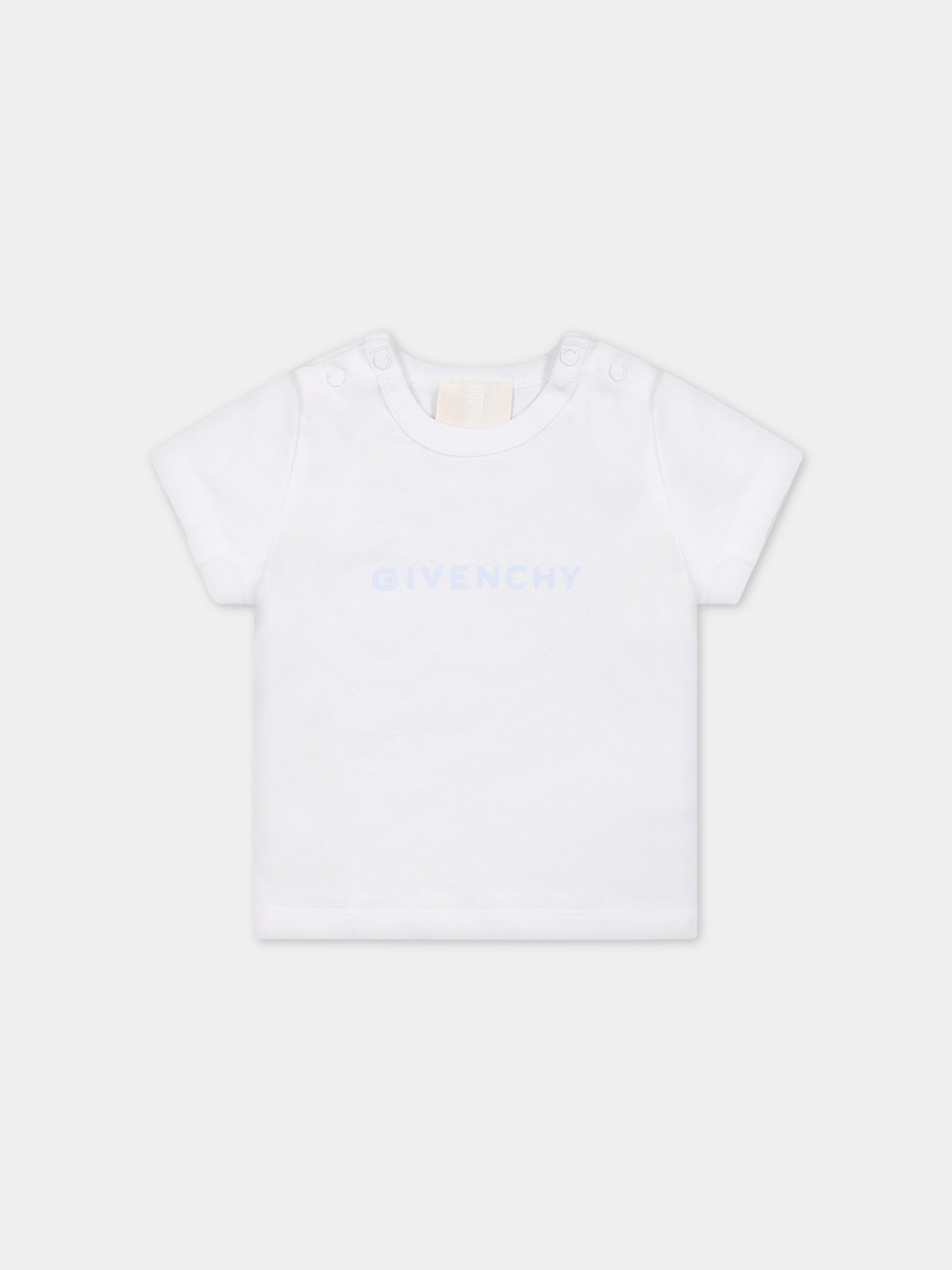 Set bianco per neonato con logo,Givenchy Kids,H98167 771