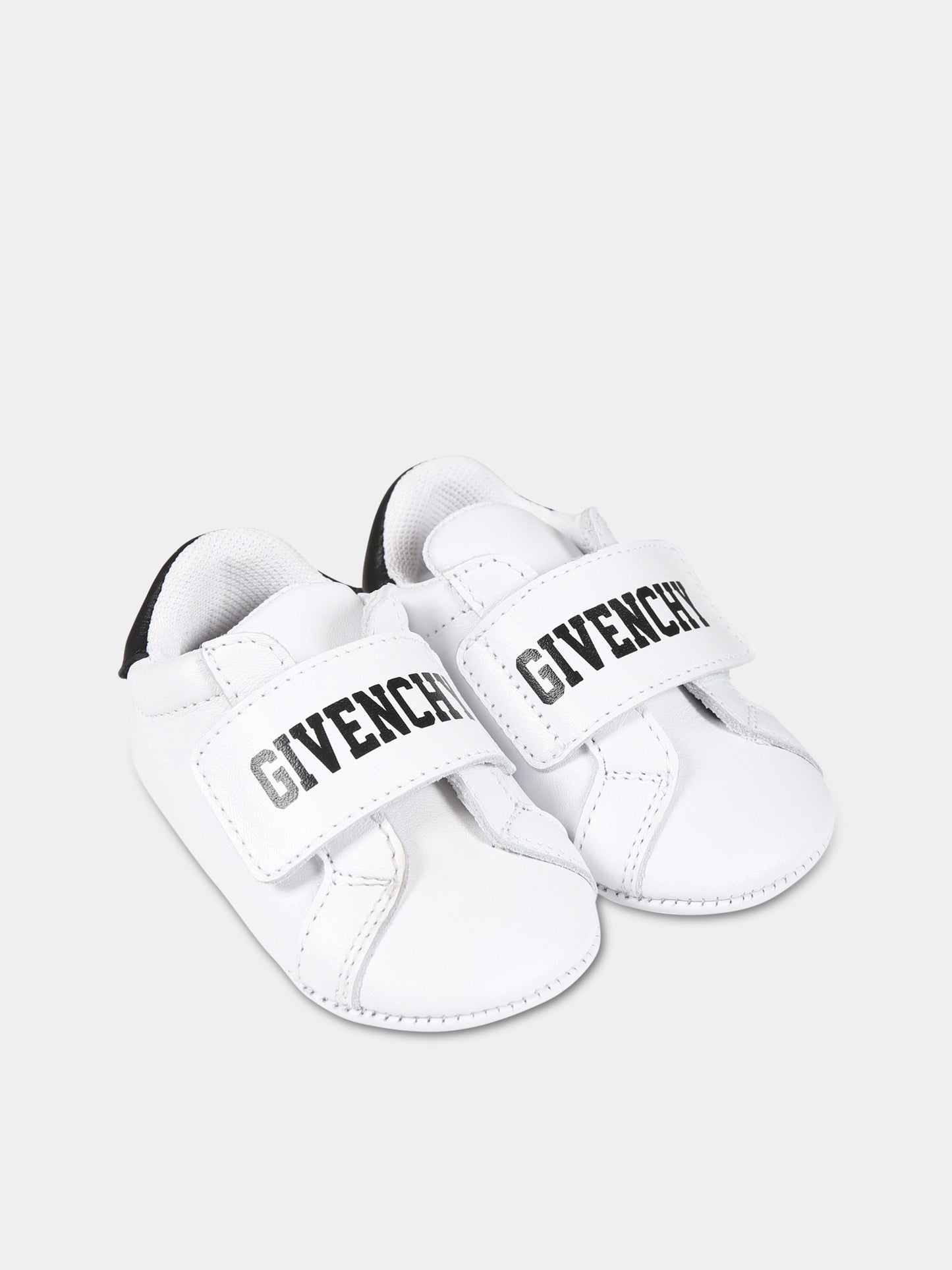 Sneakers bianche per neonato con logo,Givenchy Kids,H99045 10P