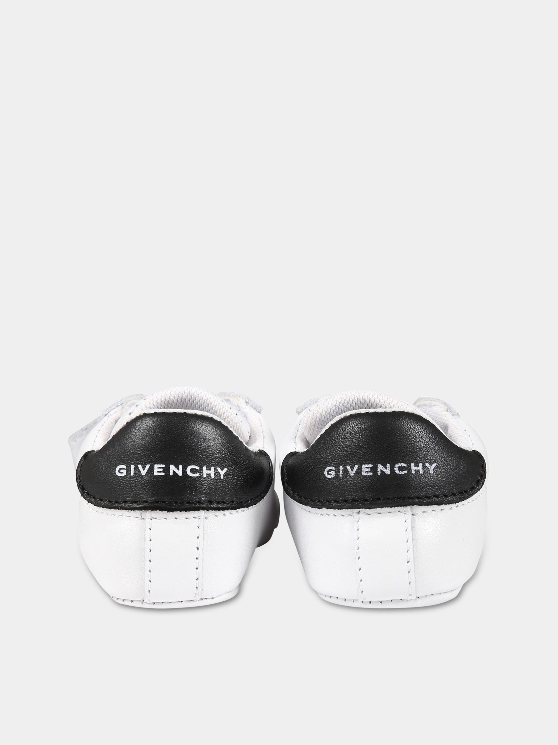 Sneakers bianche per neonato con logo,Givenchy Kids,H99045 10P