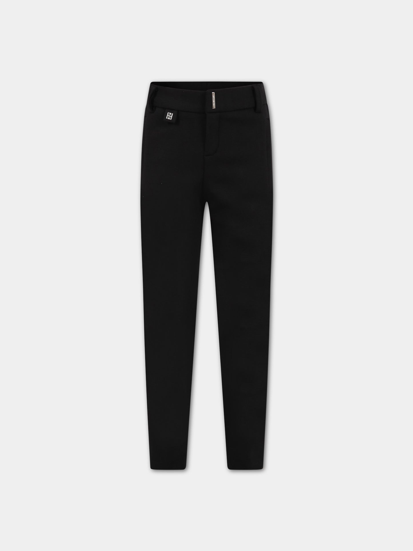 Pantalone nero per bambino con logo,Givenchy Kids,H24204 09B