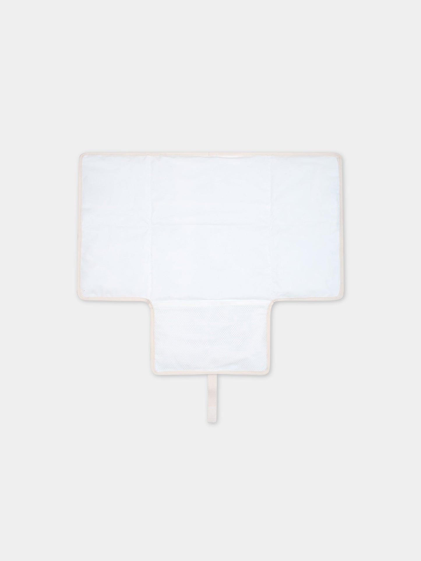 Borsa-mamma celeste per neonato con logo avorio,Kenzo Kids,K90094 78B