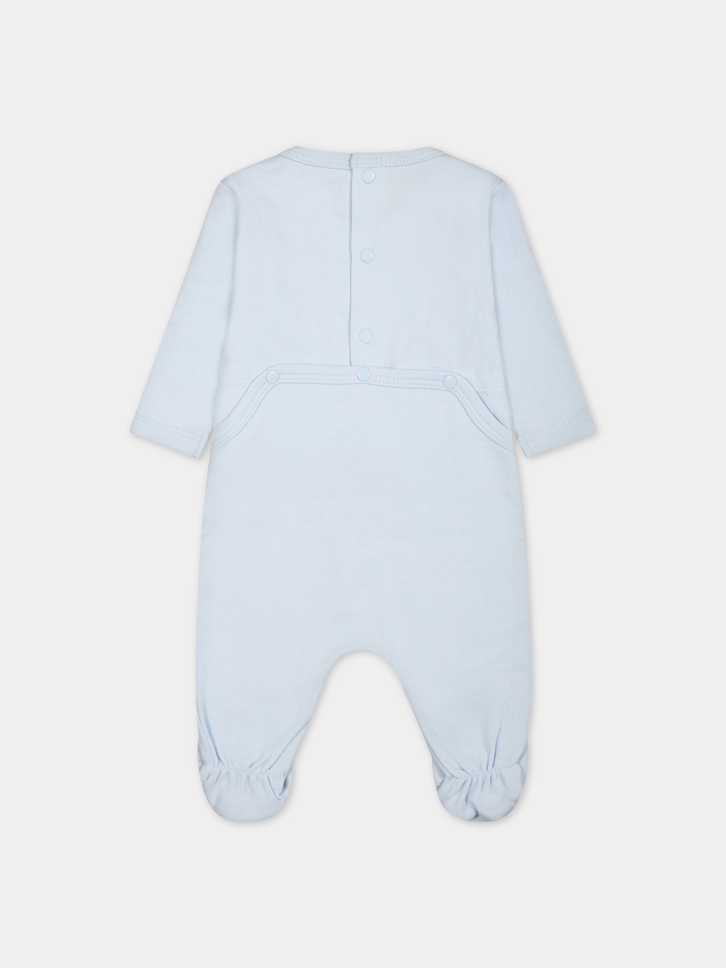 Set multicolor per neonato con logo e iconica tigre,Kenzo Kids,K98111 868