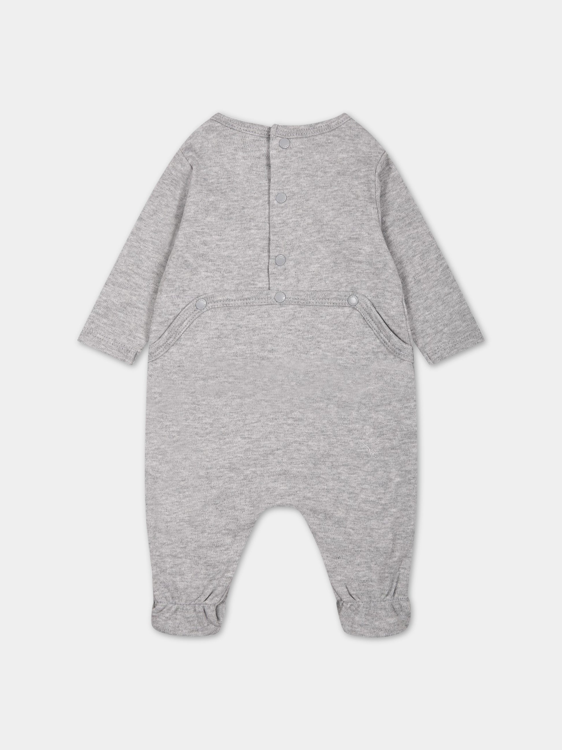 Set multicolor per neonata con logo e  elefante,Kenzo Kids,K98111 A41