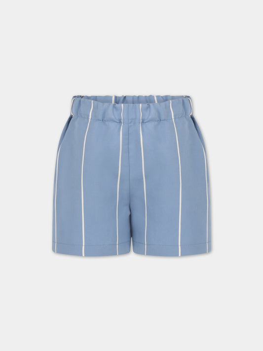 Shorts celesti per bambino,Douuod Kids,DS6Q19 P0228 603AV