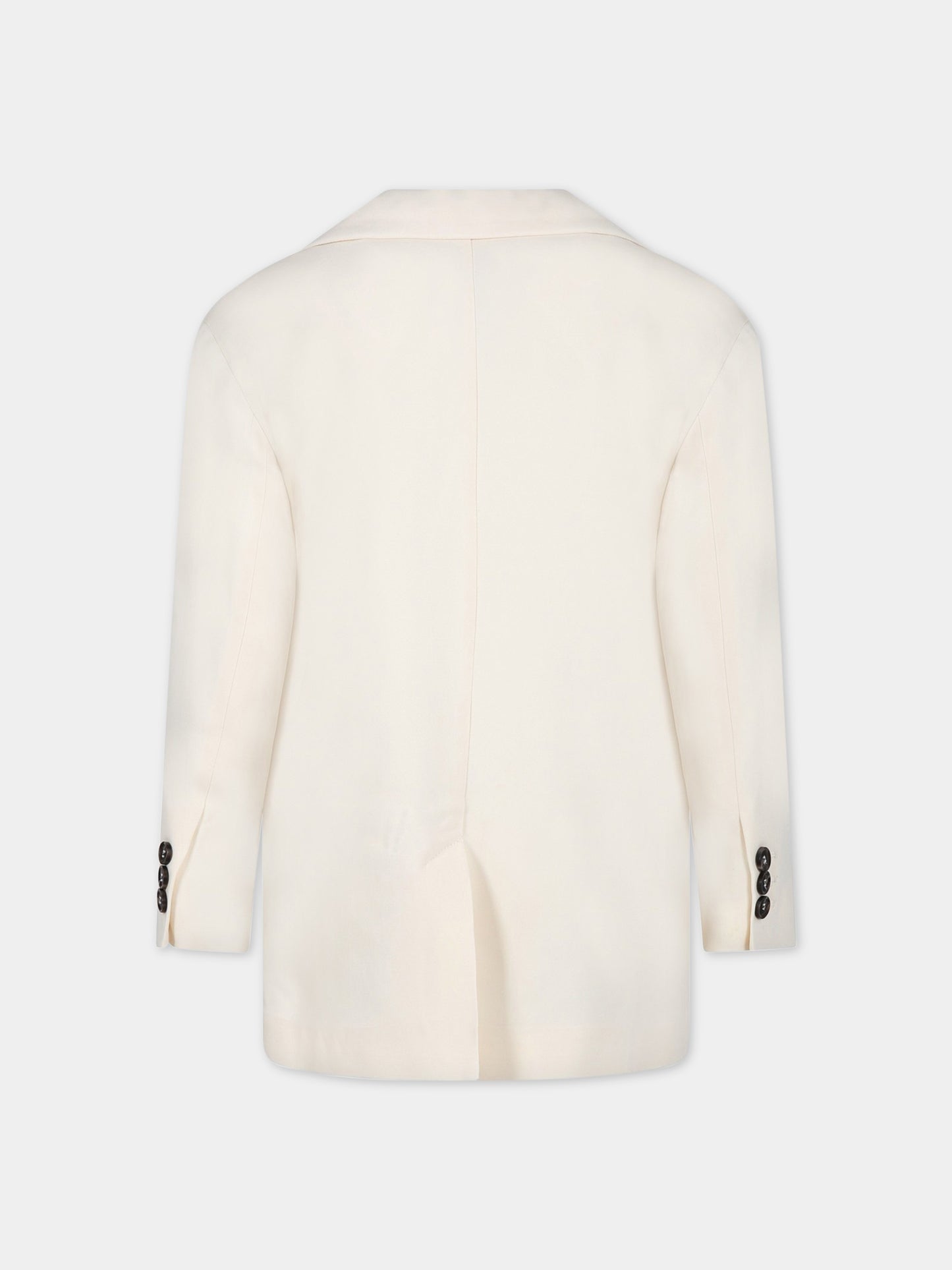 Giacca bianca per bambina,Douuod Kids,DS2P54 K0118 106