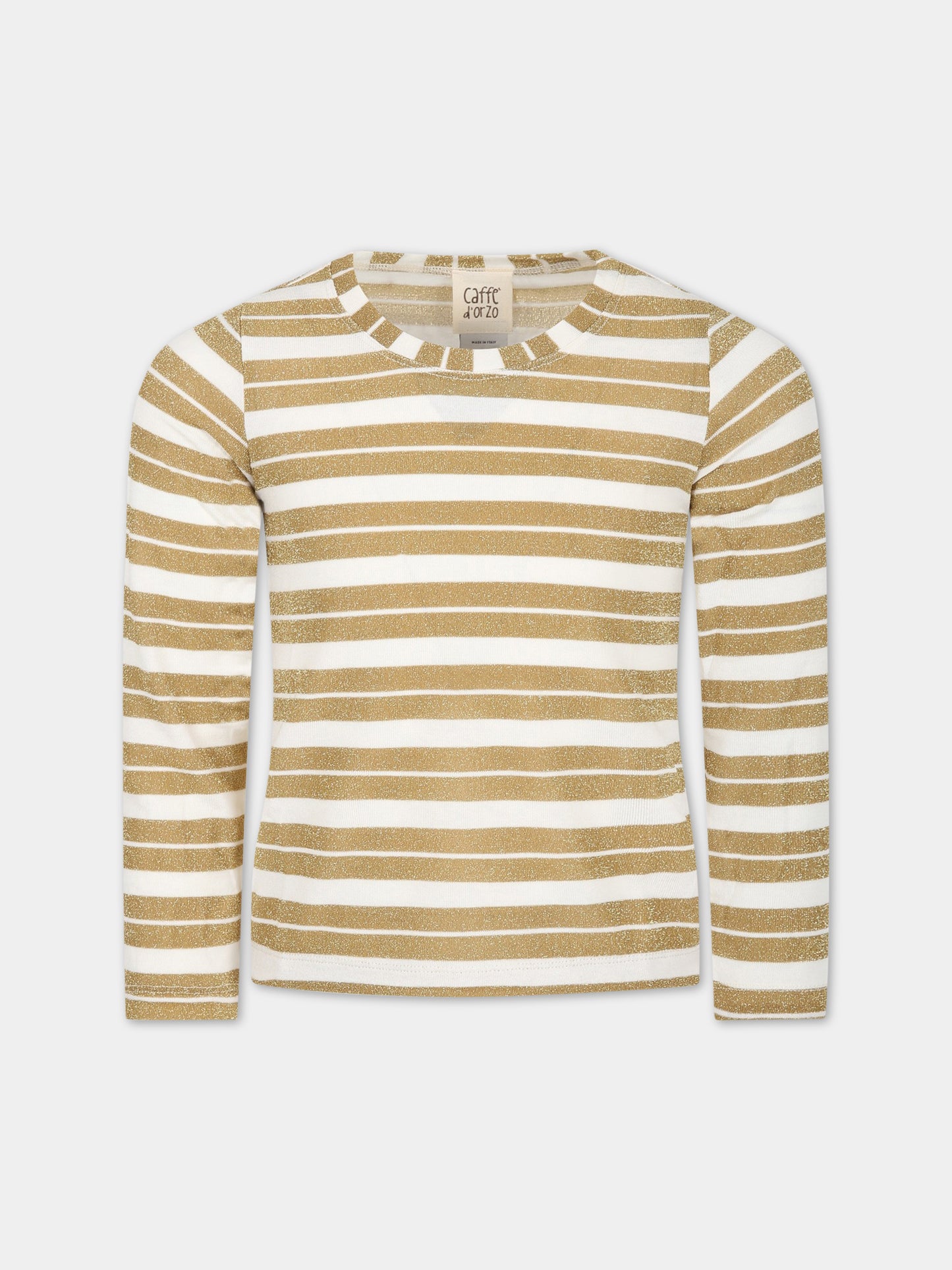 T-shirt multicolor per bambina,Caffe' D'orzo,ZS8A00 J0267 102OR