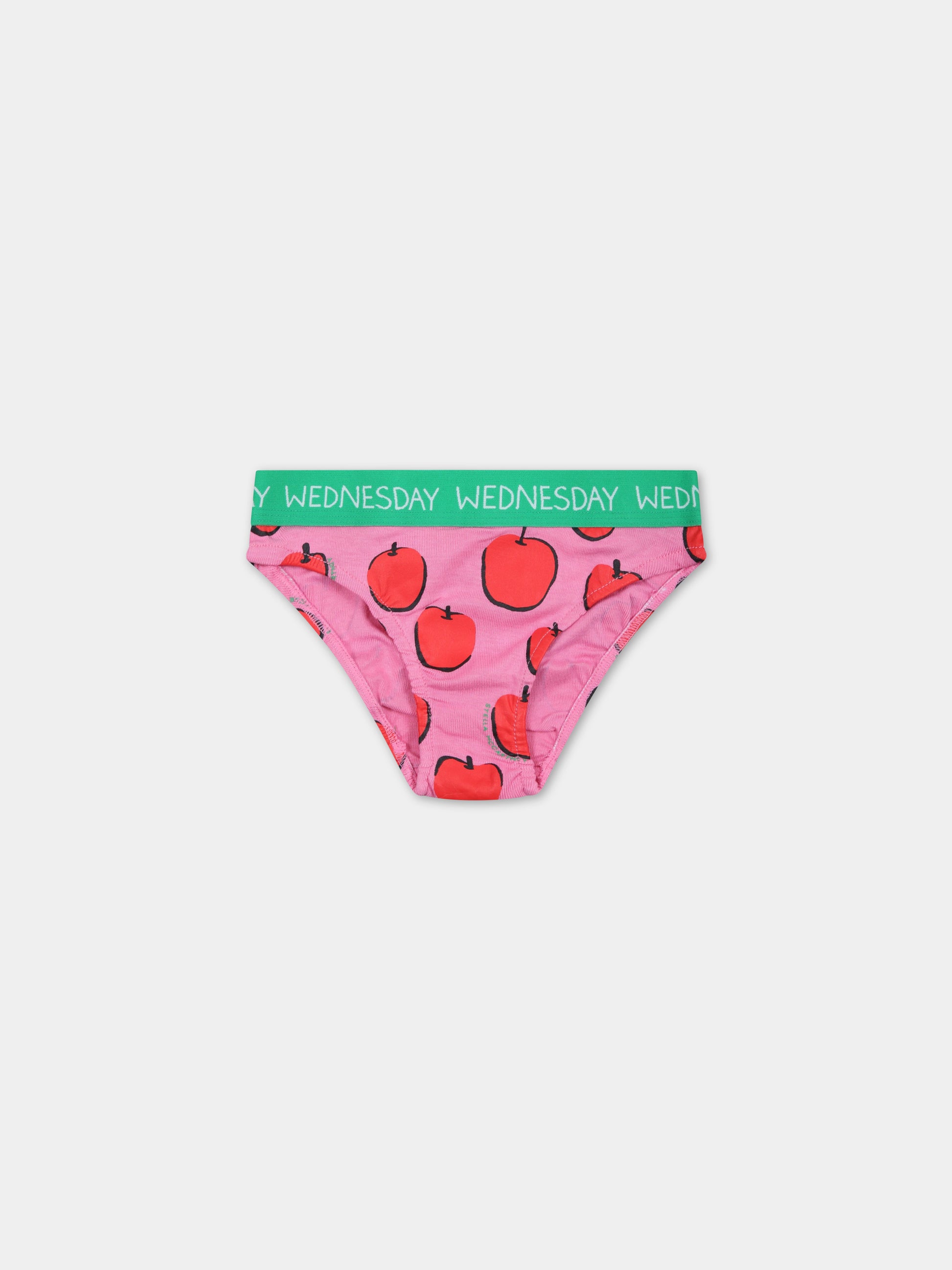 Set multicolor per bambina con mele,Stella Mccartney Kids,TS0B79 Z0723 999