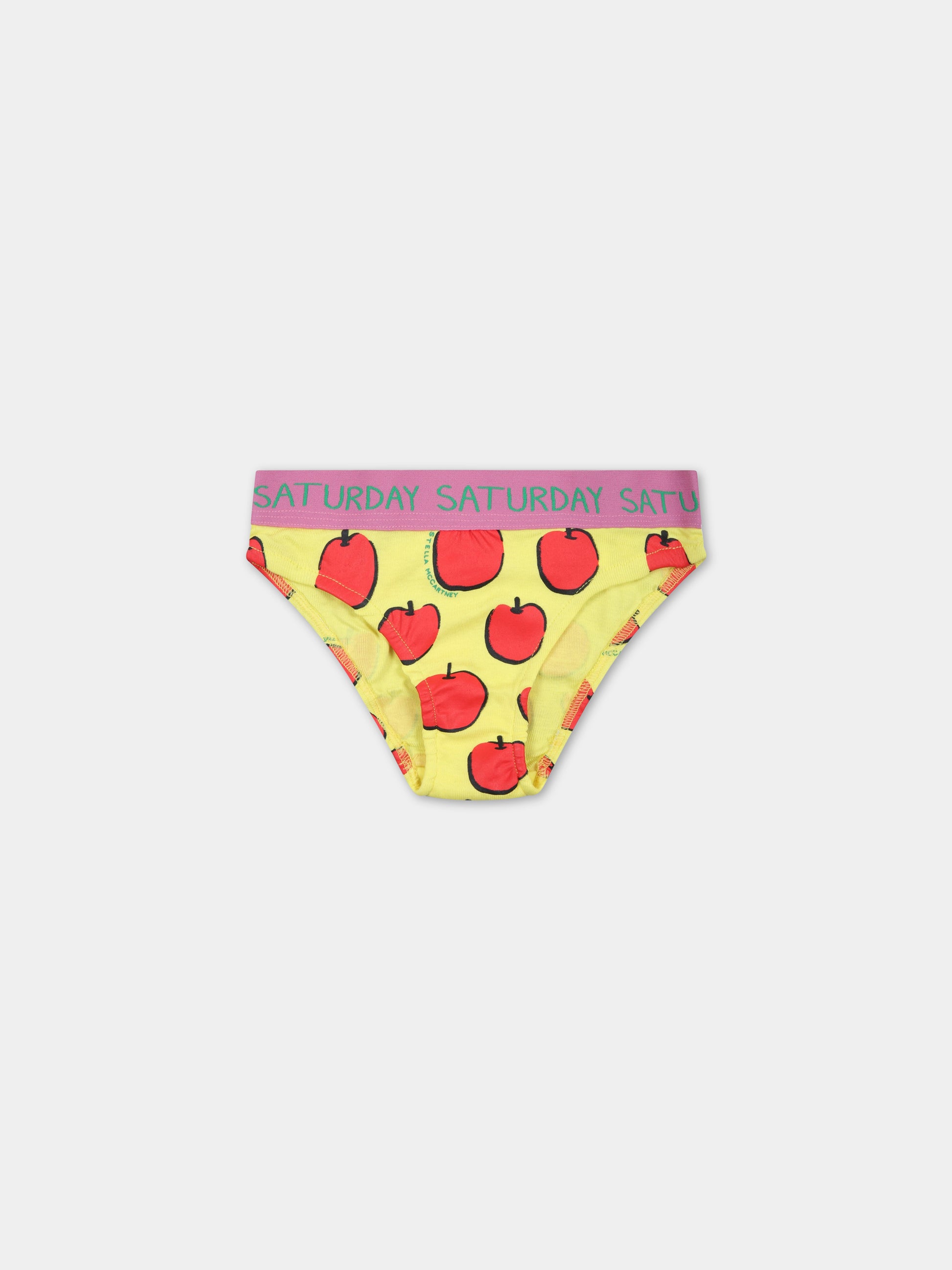 Set multicolor per bambina con mele,Stella Mccartney Kids,TS0B79 Z0723 999