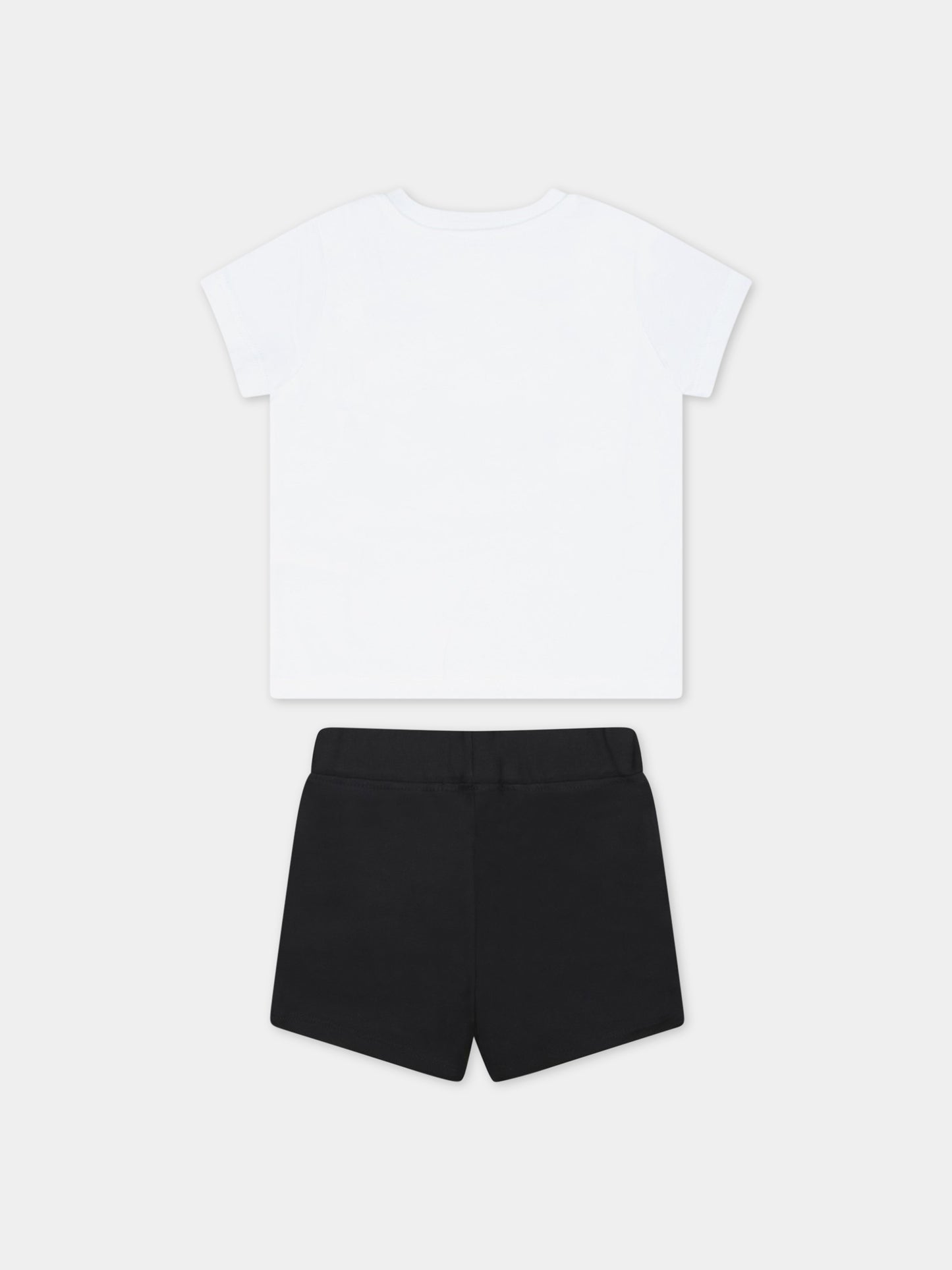 Completo multicolor per neonato con logo colorato,Msgm Kids,MS029361 001/01