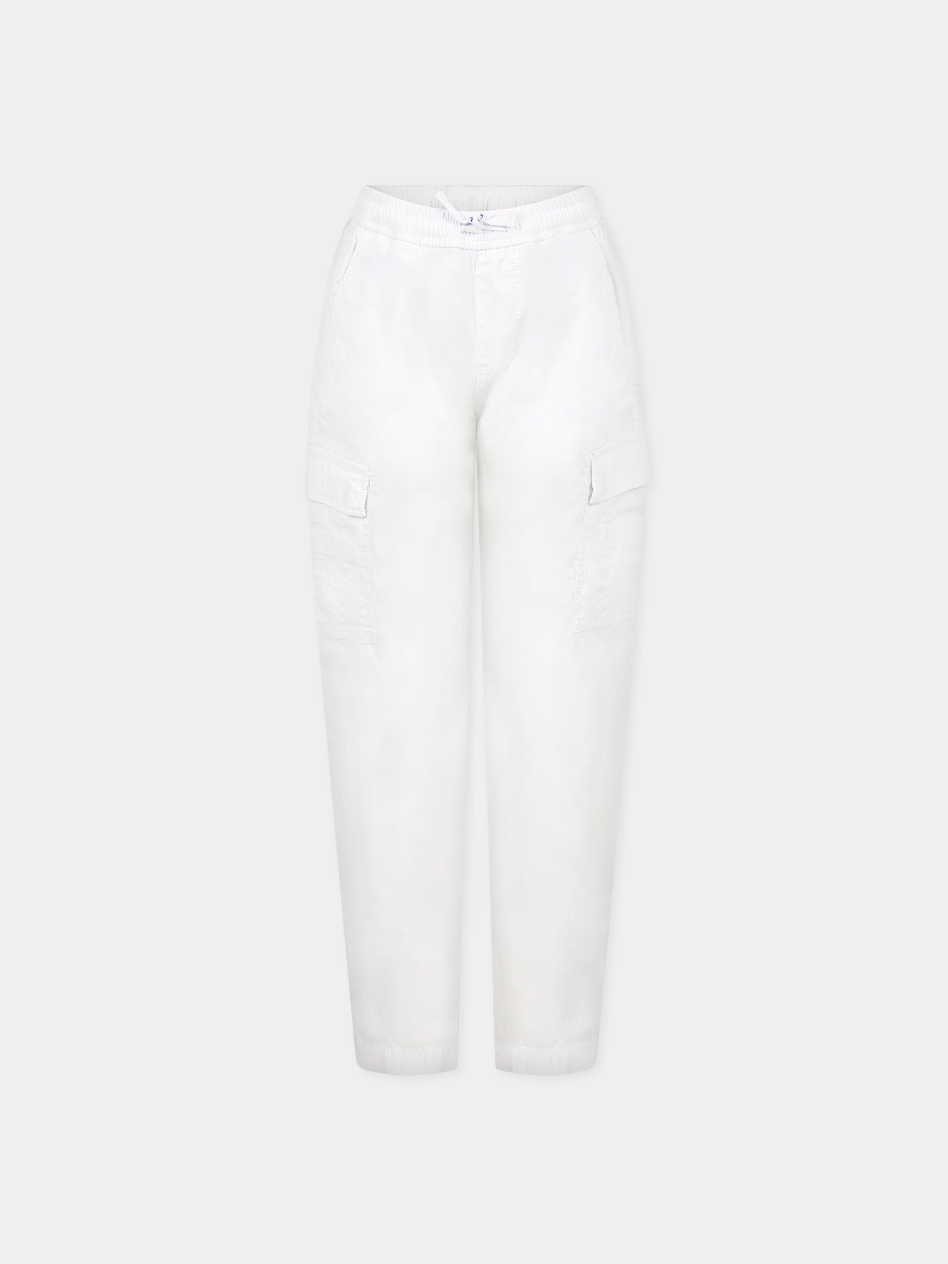 Pantaloni bianco per bambino con logo,North Sails,775374 000 0101