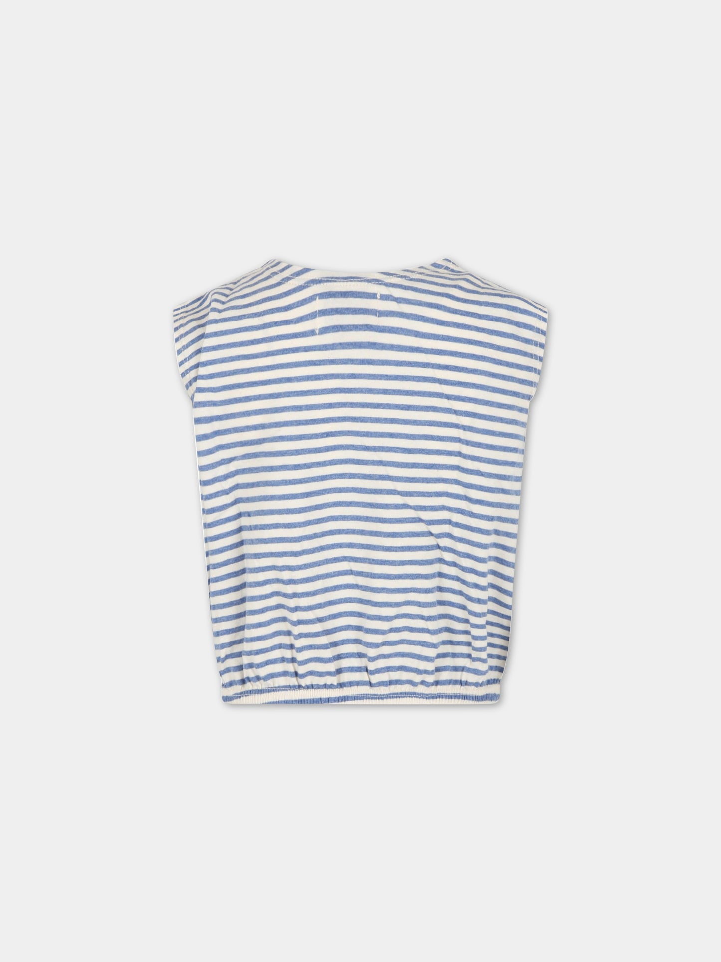 Canotta multicolor per bambina con logo blu,Bobo Choses,123AC020