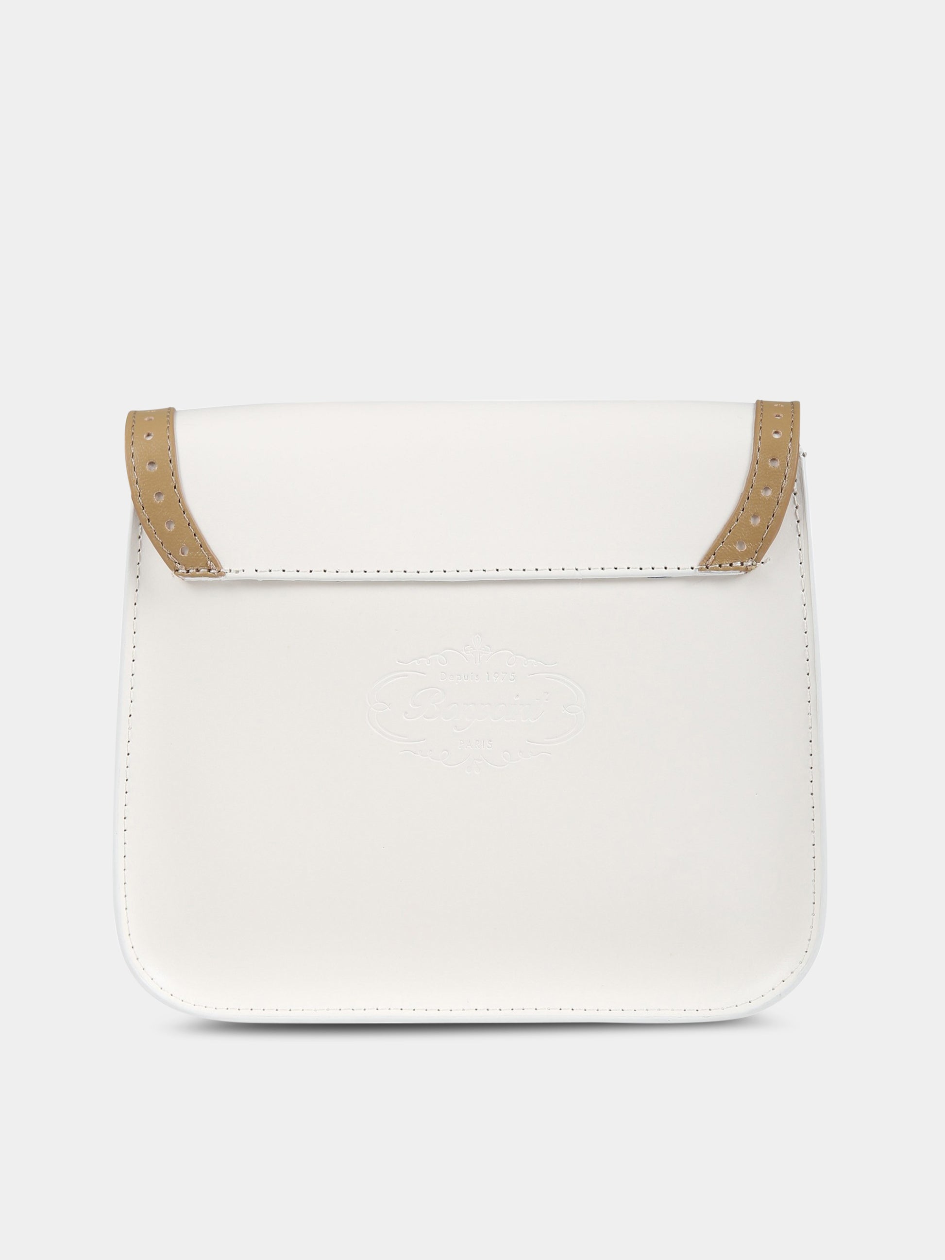 Borsa bianca per bambina con iconiche ciliegie,Bonpoint,S03GBAL00001 002