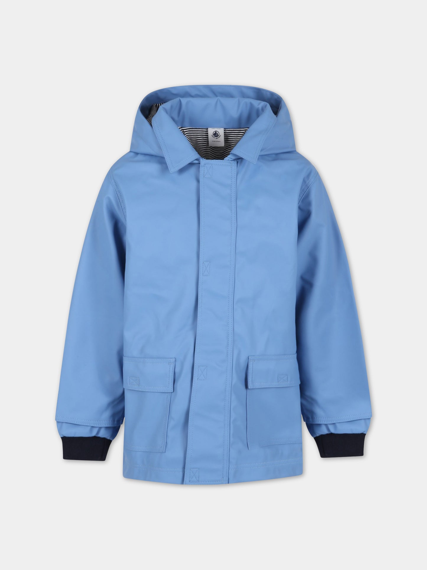 Impermeabile celeste per bambino,Petit Bateau,A06JJ EDNA