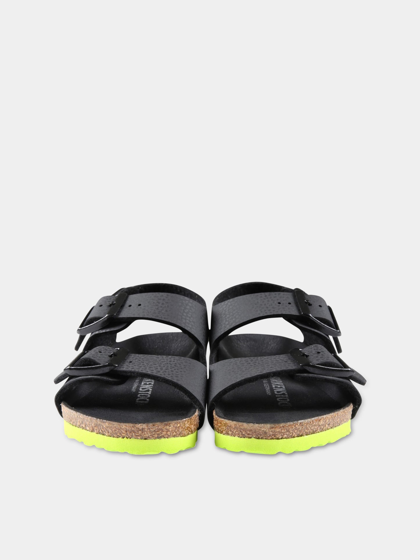 Sandali neri  Milano  per bambino con suola verde,Birkenstock,1022129