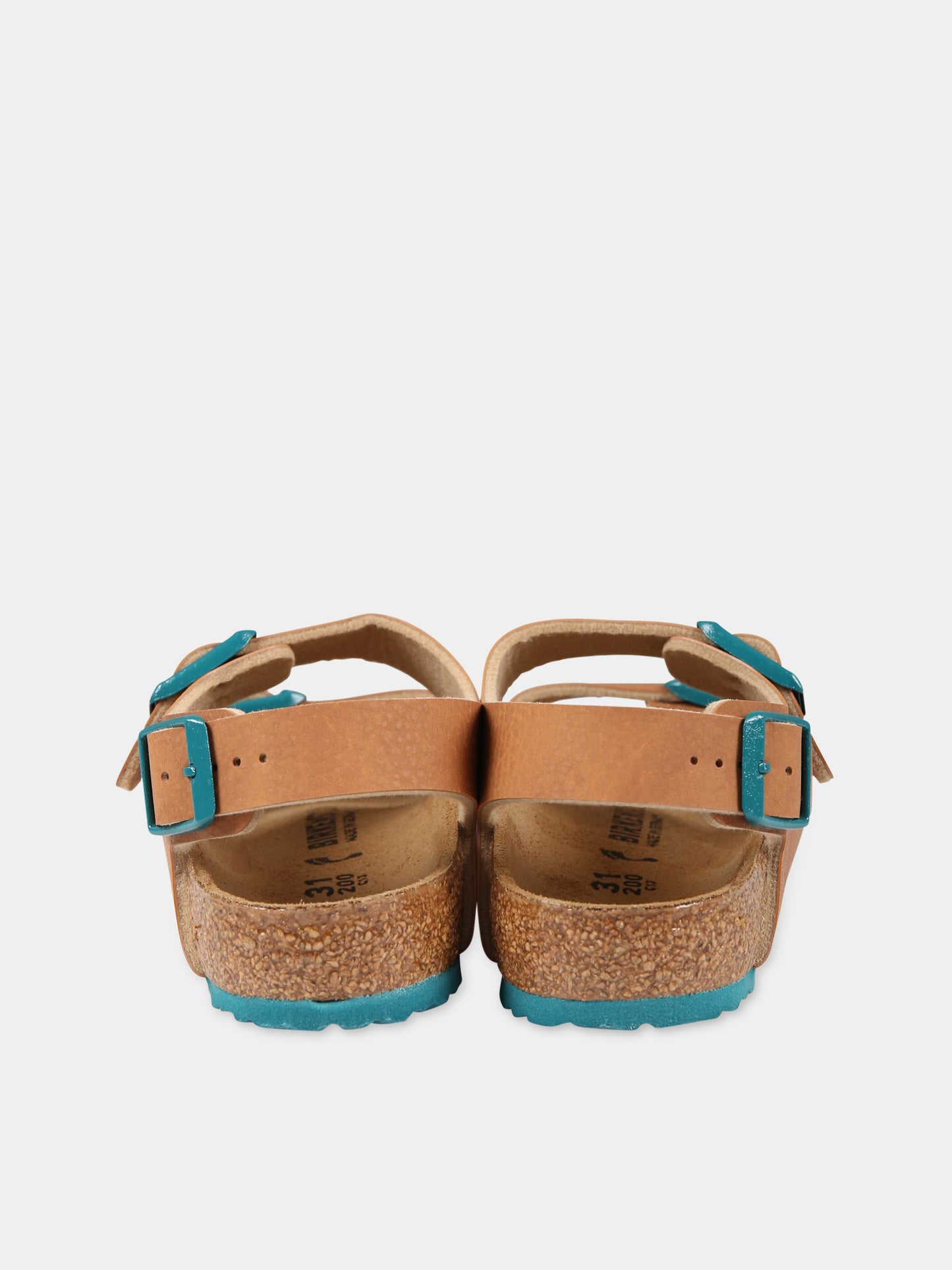 Sandali marroni  Milano  per bambino con suola verde,Birkenstock,1023405