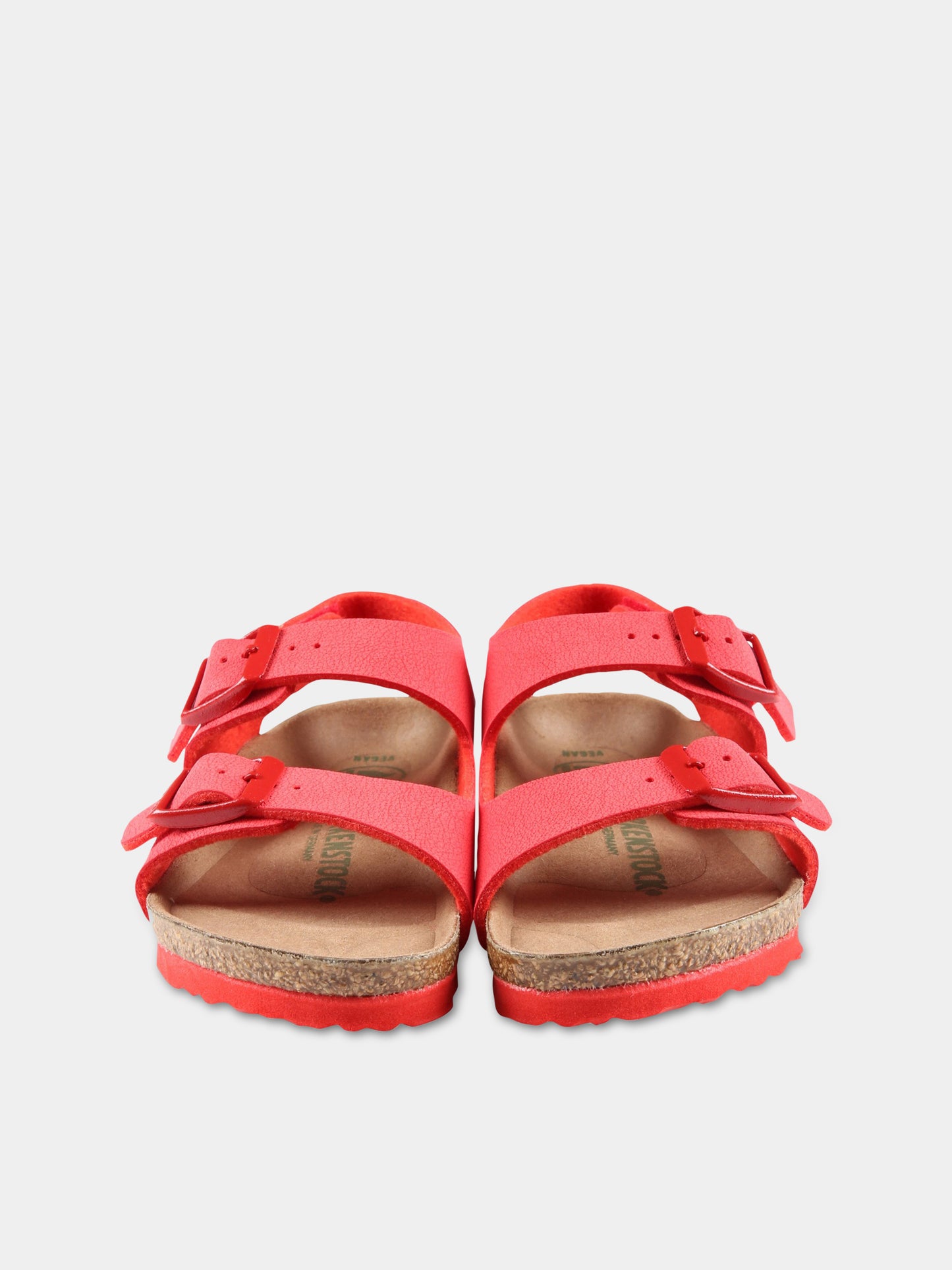 Sandali rossi  Milano HL Kids  per bambini con logo,Birkenstock,1023365