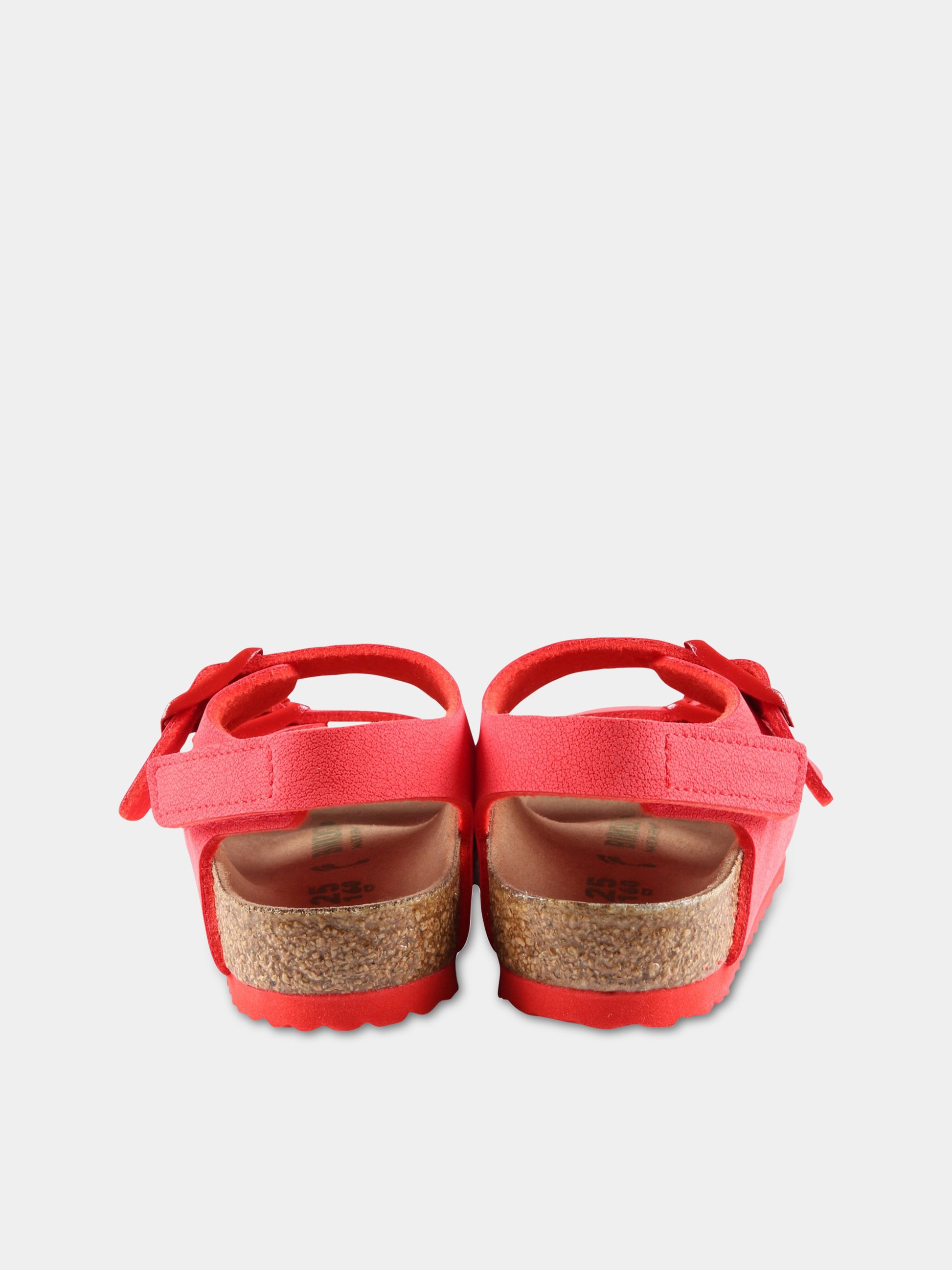 Sandali rossi  Milano HL Kids  per bambini con logo,Birkenstock,1023365