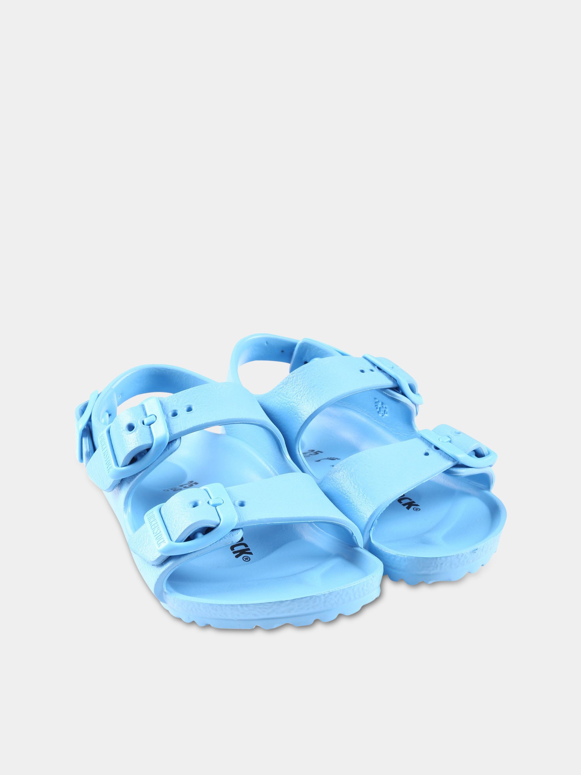 Sandali celesti  Milano Eva Kids  per bambino con logo,Birkenstock,1024604